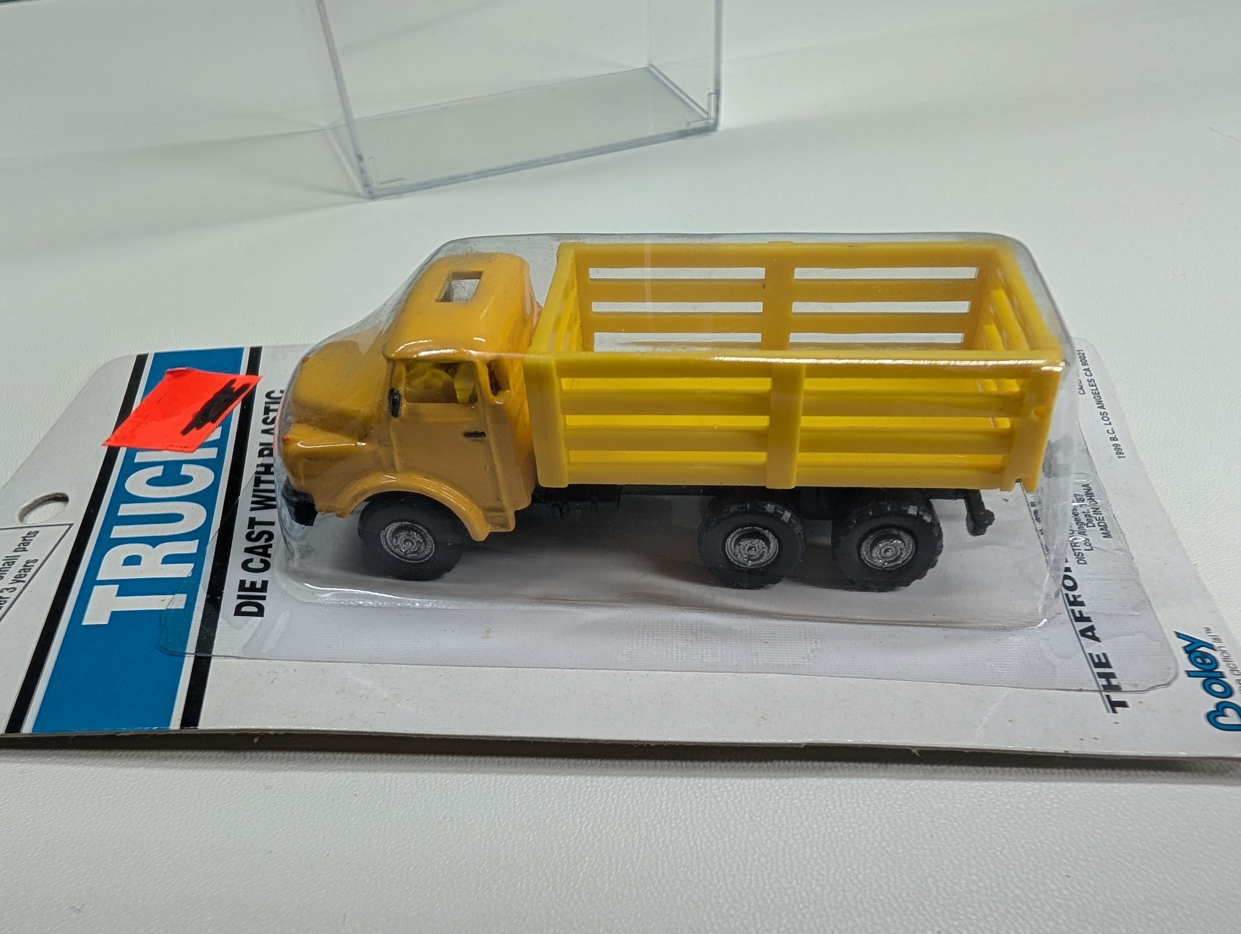 Boley HO Scale Yellow Stakebed Truck