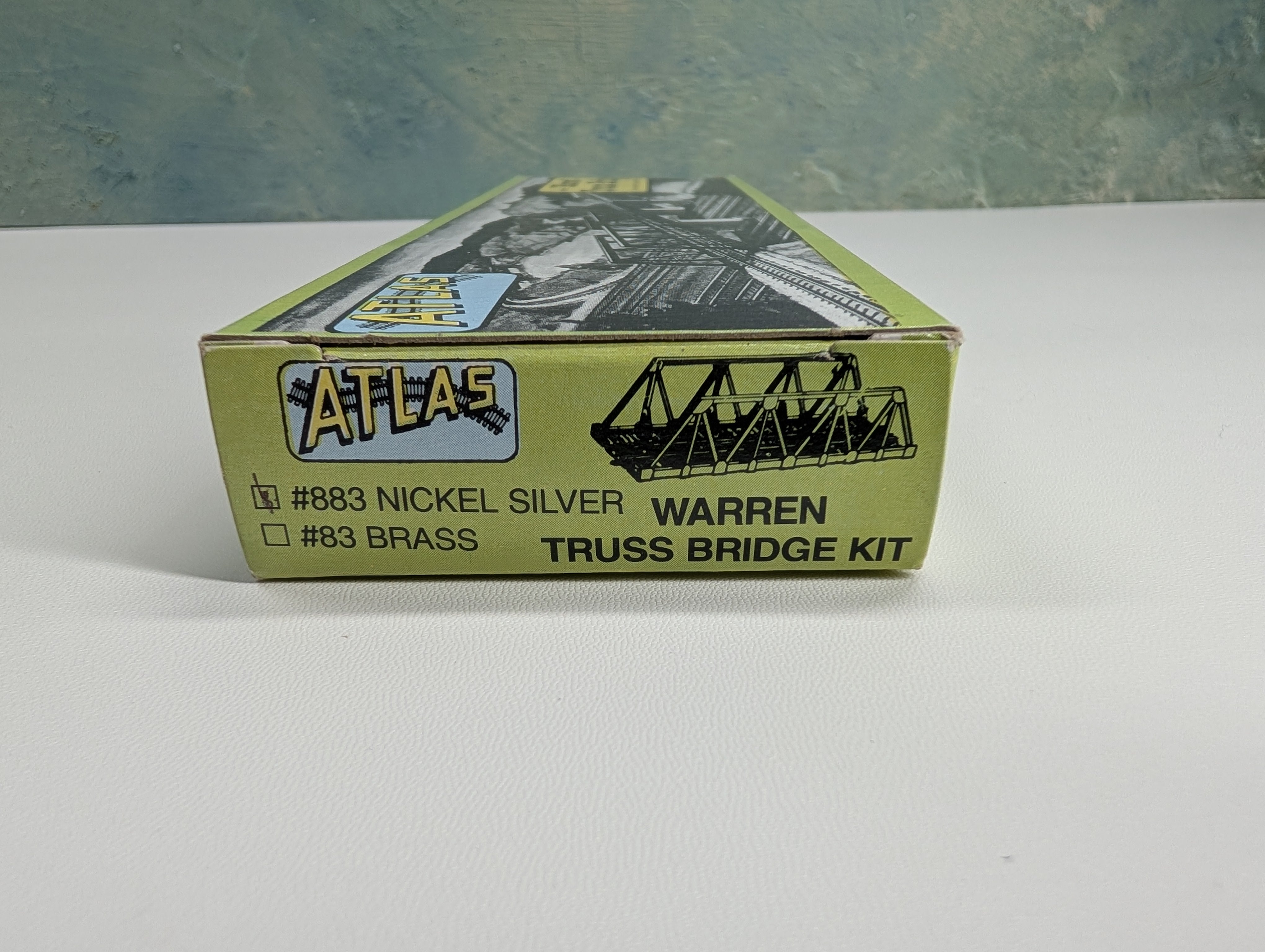 Atlas 883 HO Scale Warren Truss Bridge Kit with Nickel Silver Track