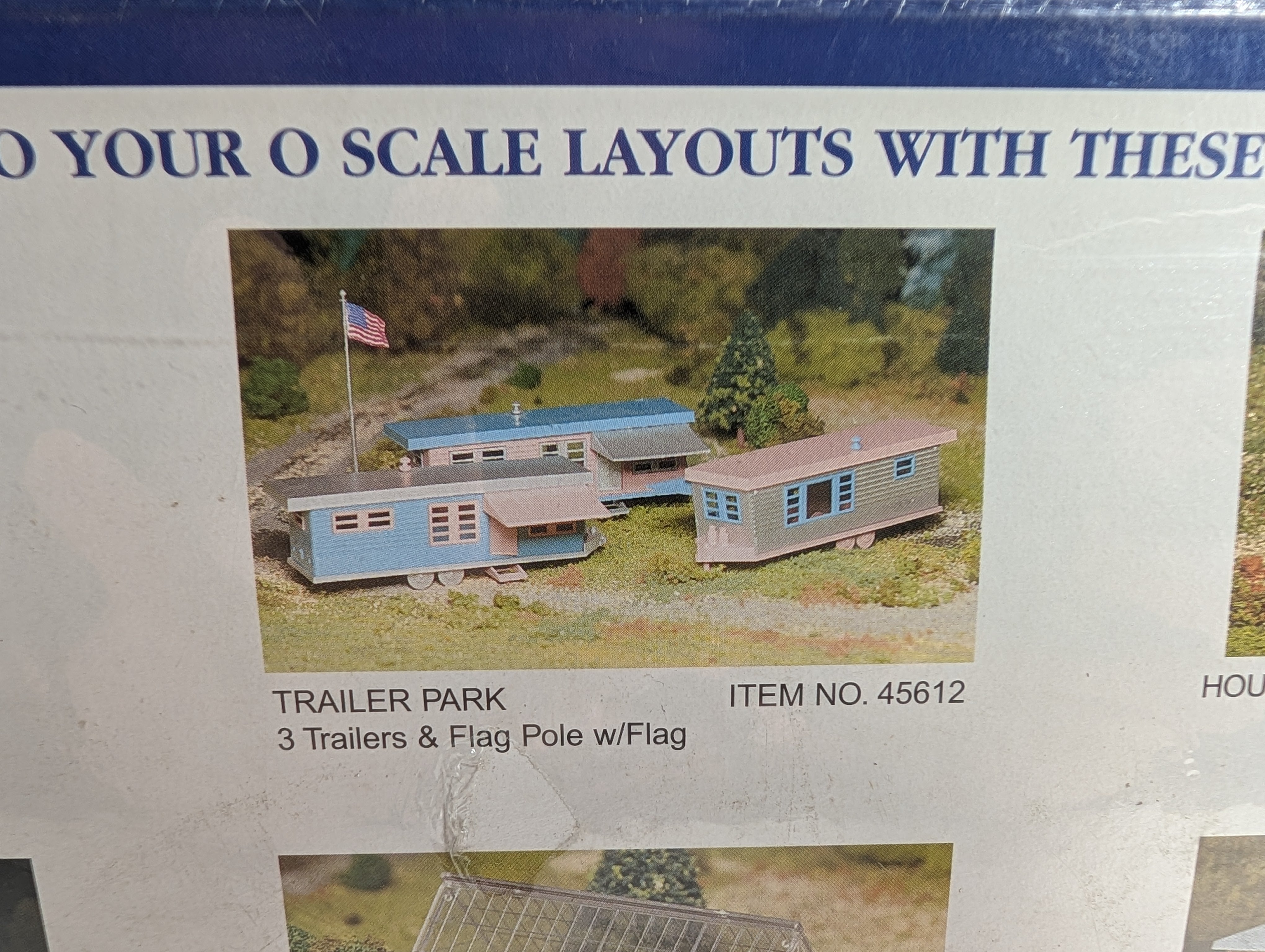 Bachmann Plasticville 45612 O Trailer Park KIT