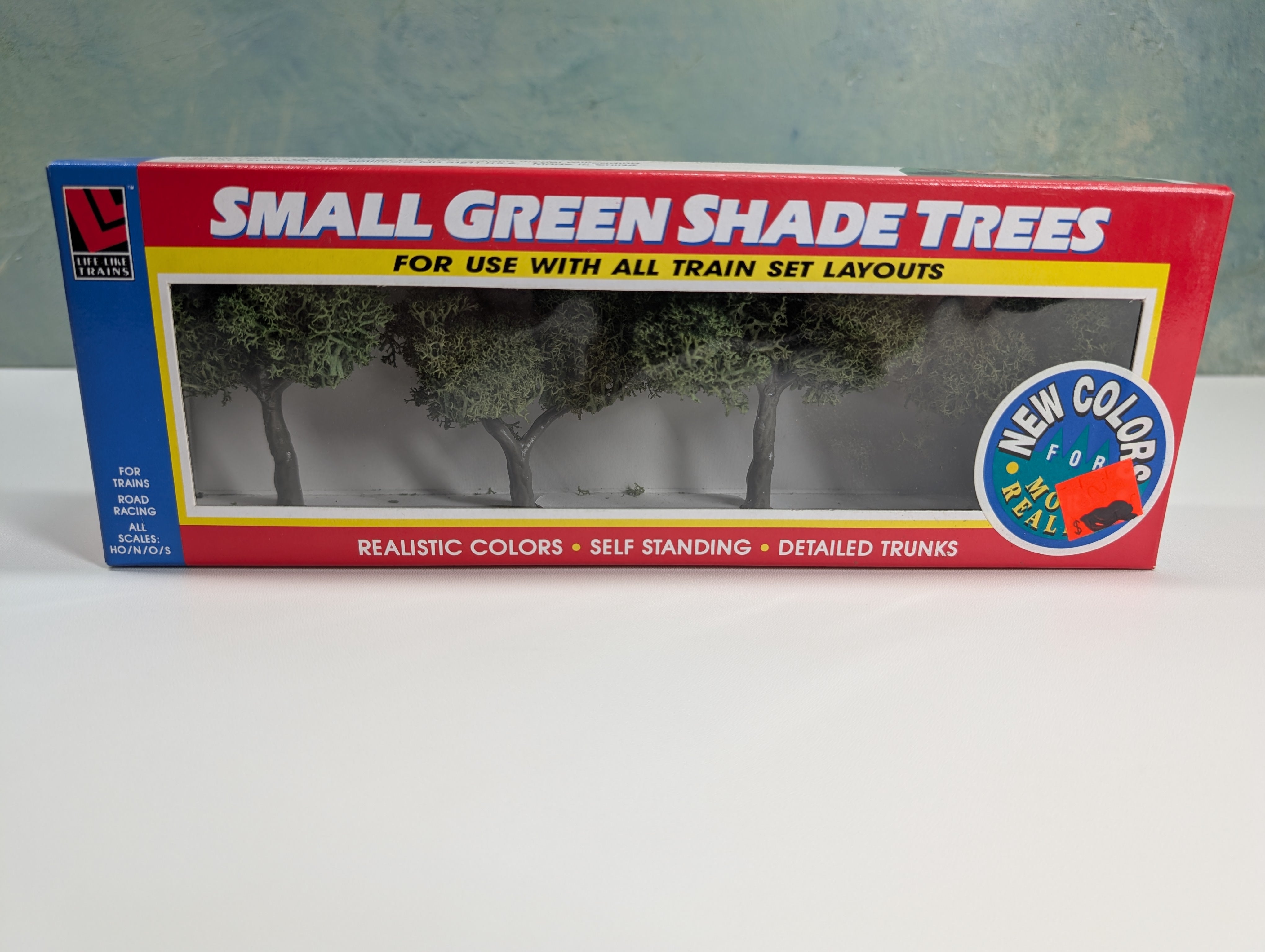 Life-Like 1902 Multi Scale Small Green Shade Trees (4 pcs)