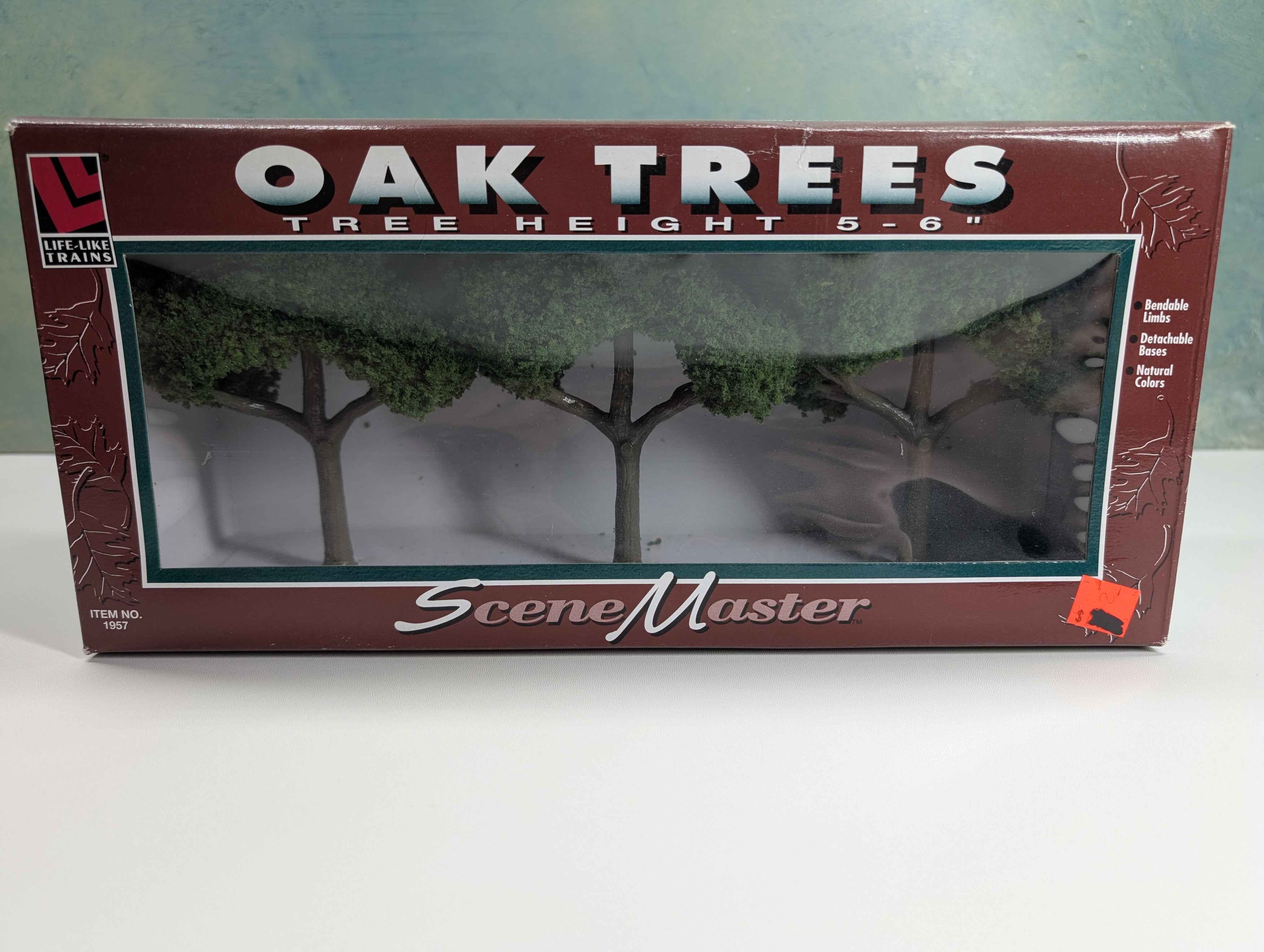 Life-Like 1957 Multi Scale Large Oak Trees (3 pcs)