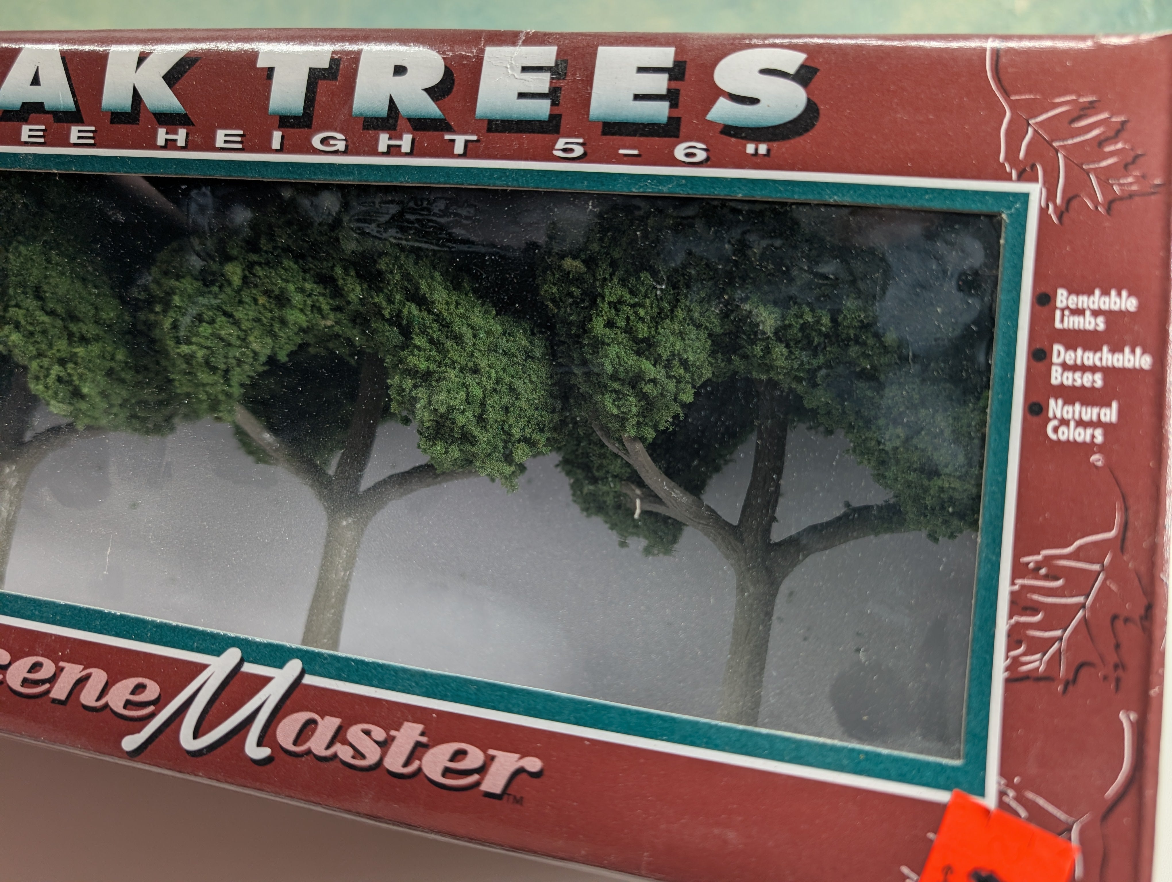 Life-Like 1957 Multi Scale Large Oak Trees (3 pcs)