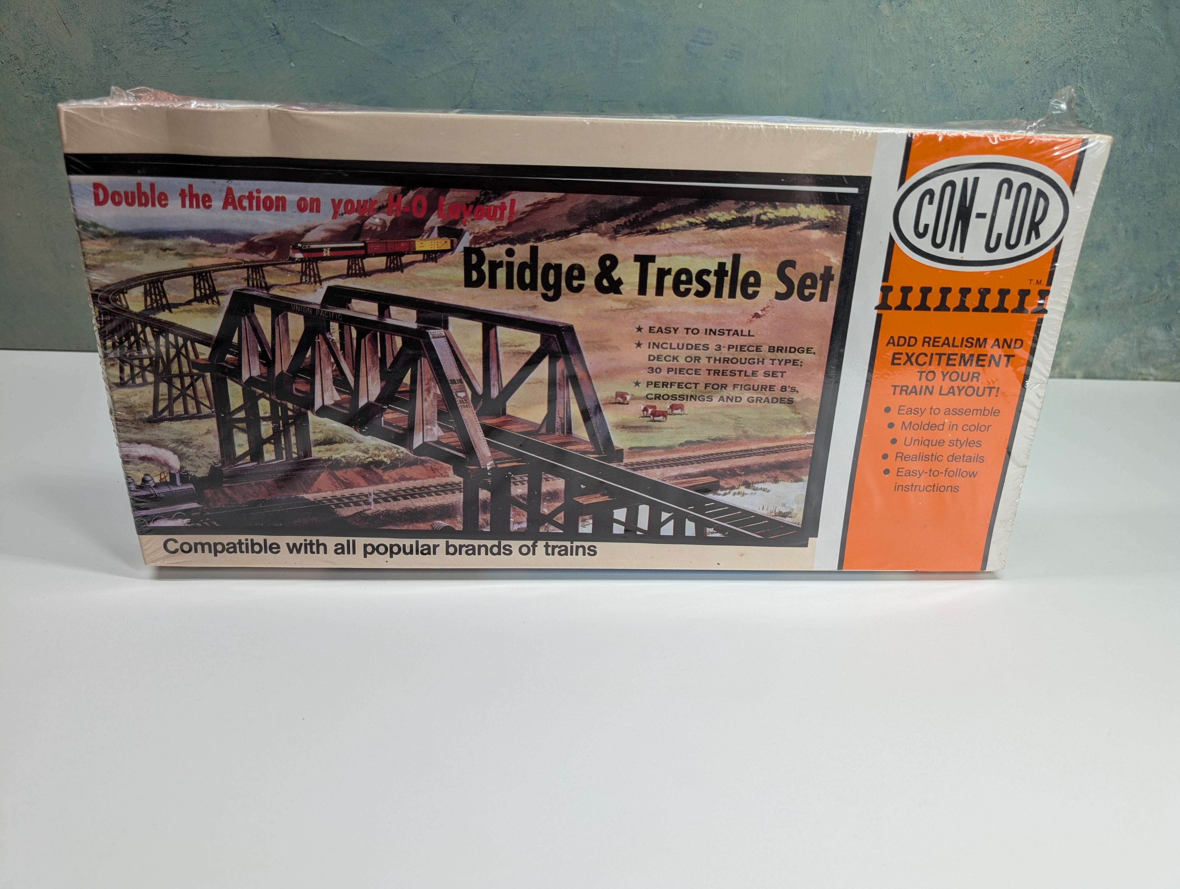 Con-Cor 9039 HO Scale Bridge & Trestle Set (Sealed) KIT