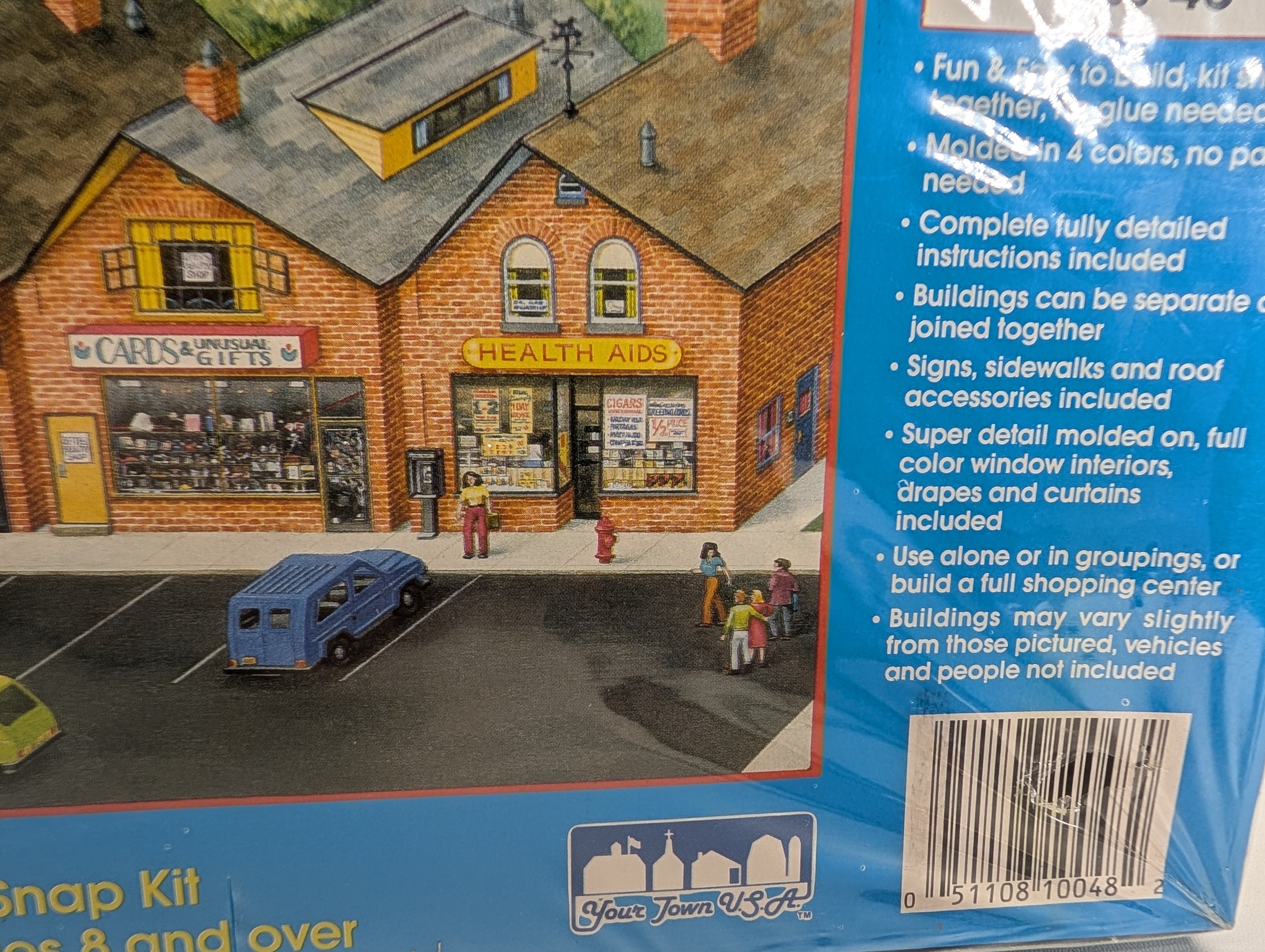 IHC #100-48 HO Scale Health Aids, Shopping Center Building (Sealed) KIT