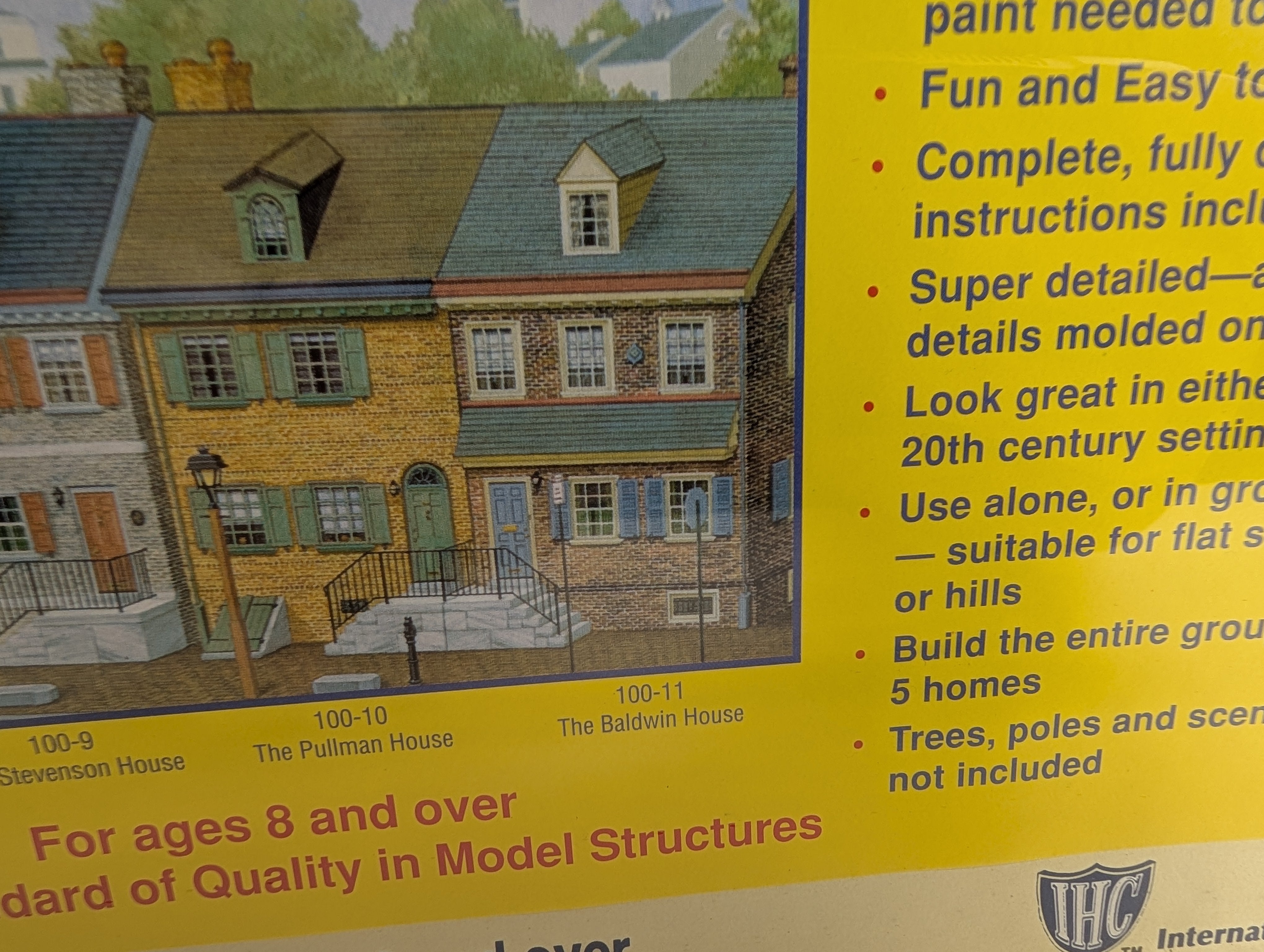 IHC #100-11 HO Scale Homes of Yesterday & Today, The Baldwin House KIT