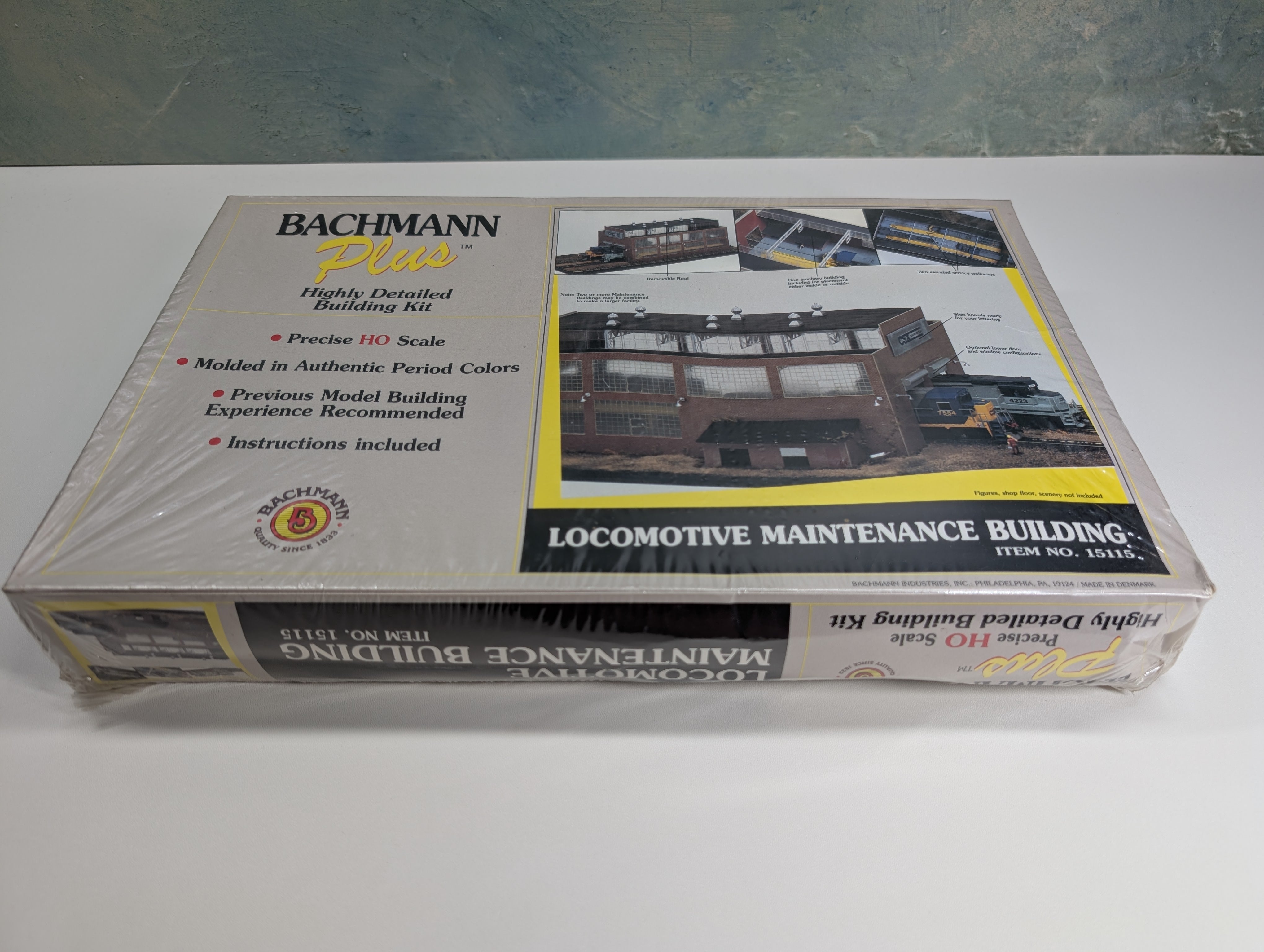 Bachmann 15115 HO Scale Locomotive Maintenance Building (Sealed) Bachmann Plus KIT