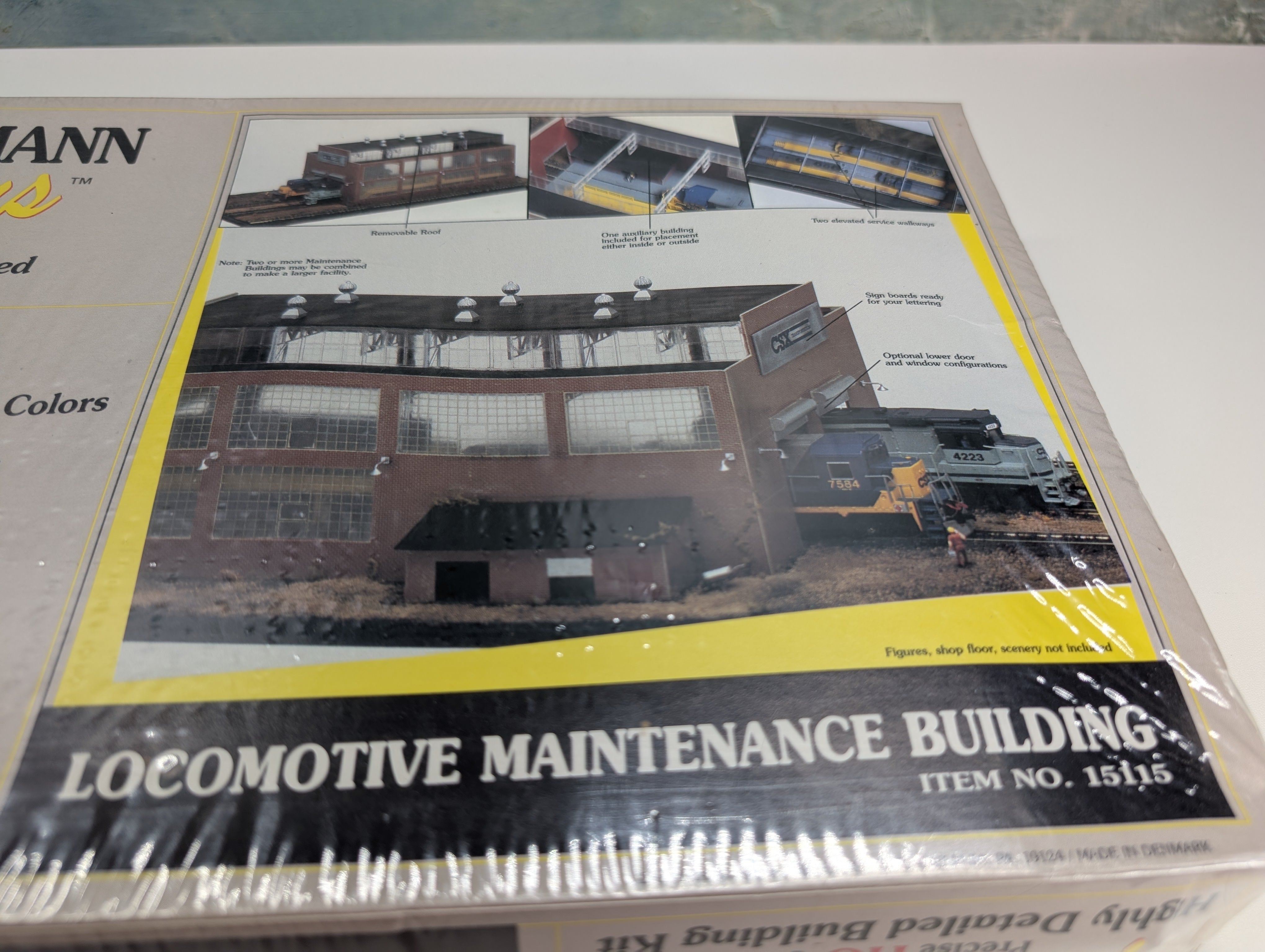 Bachmann 15115 HO Scale Locomotive Maintenance Building (Sealed) Bachmann Plus KIT