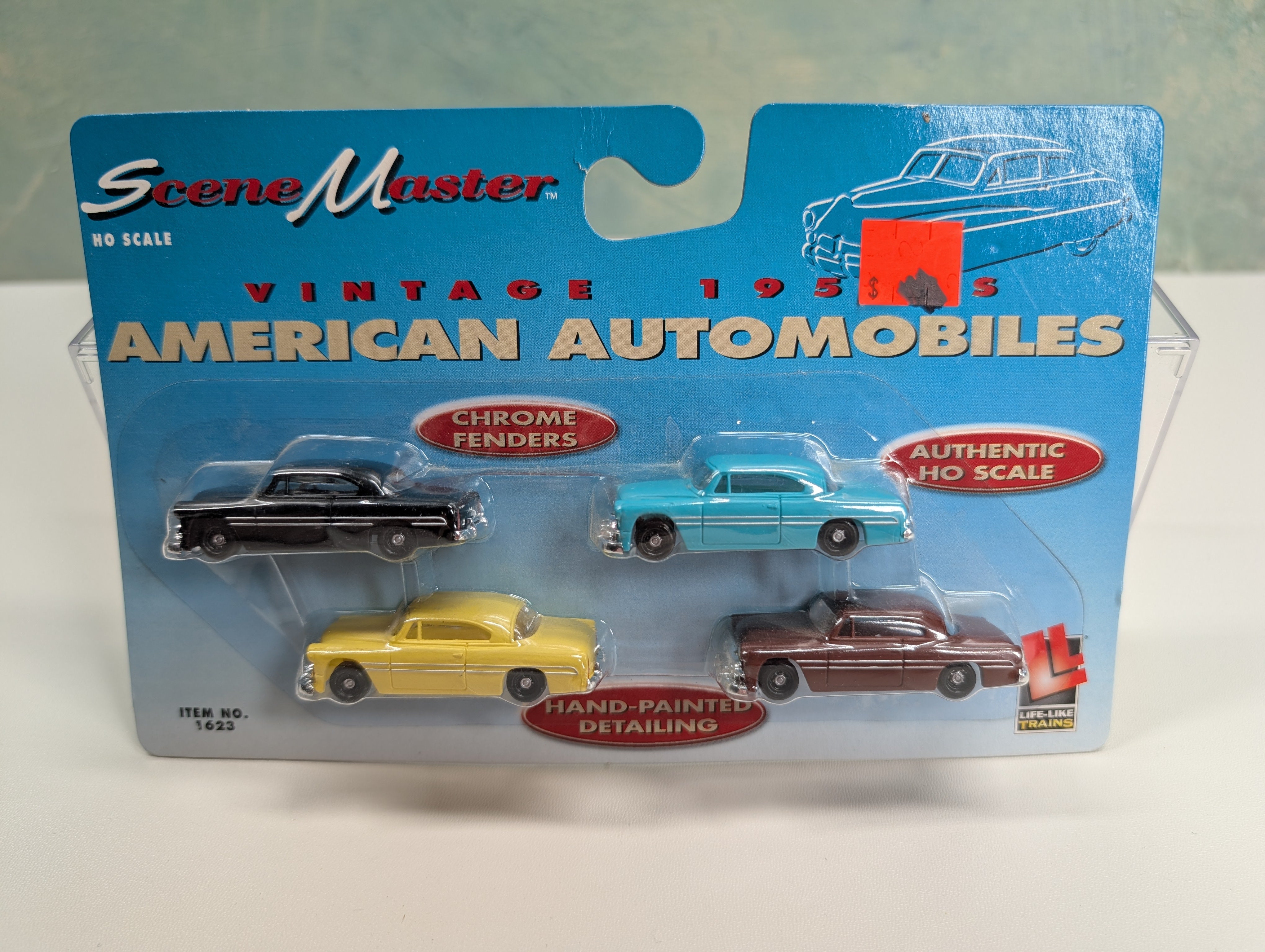 Life-Like 1623 HO Scale 1950s American Automobiles