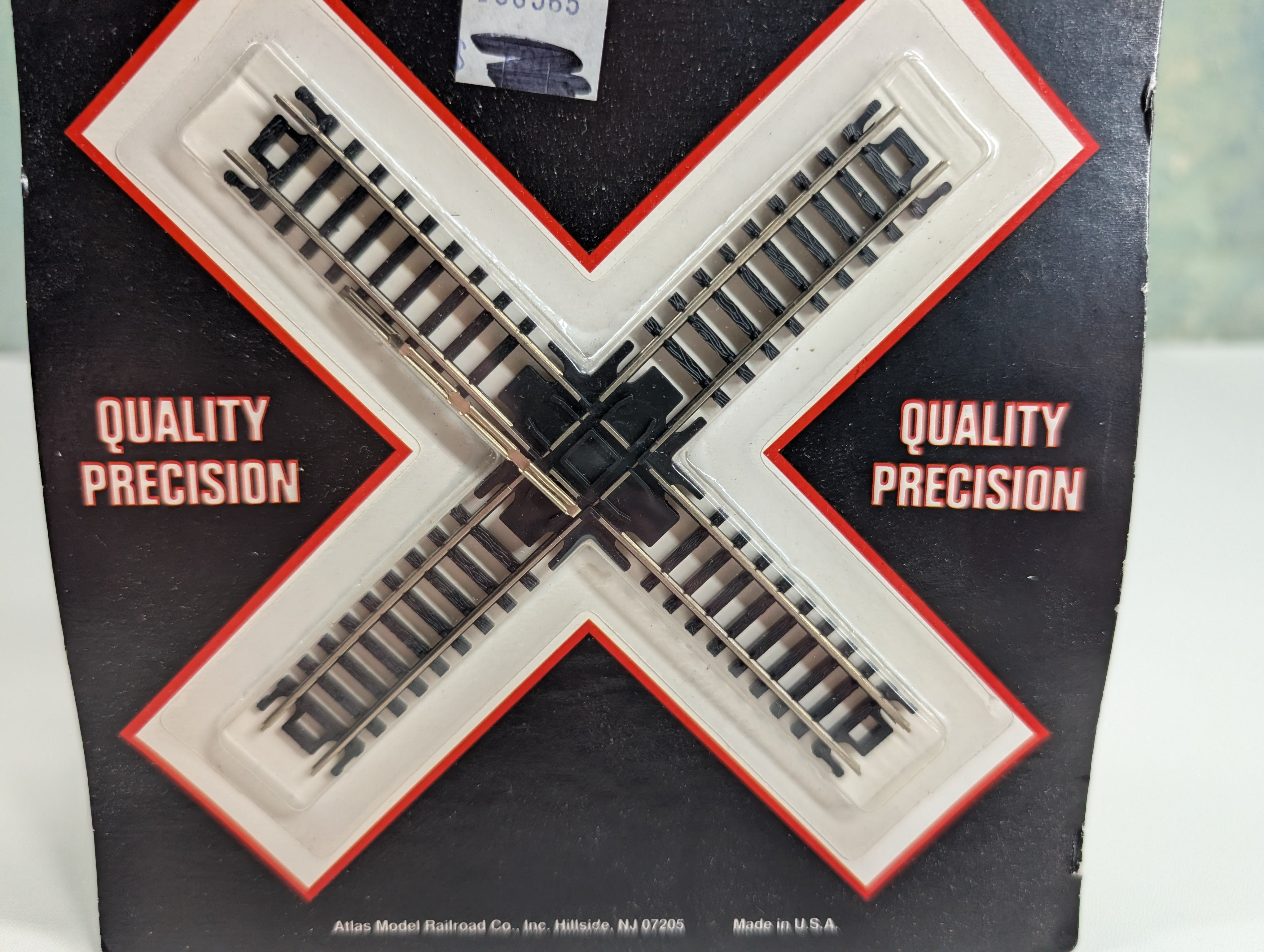 Atlas 2569 N Scale 90 Degree Crossing Snap Track Nickel Silver Code 80
