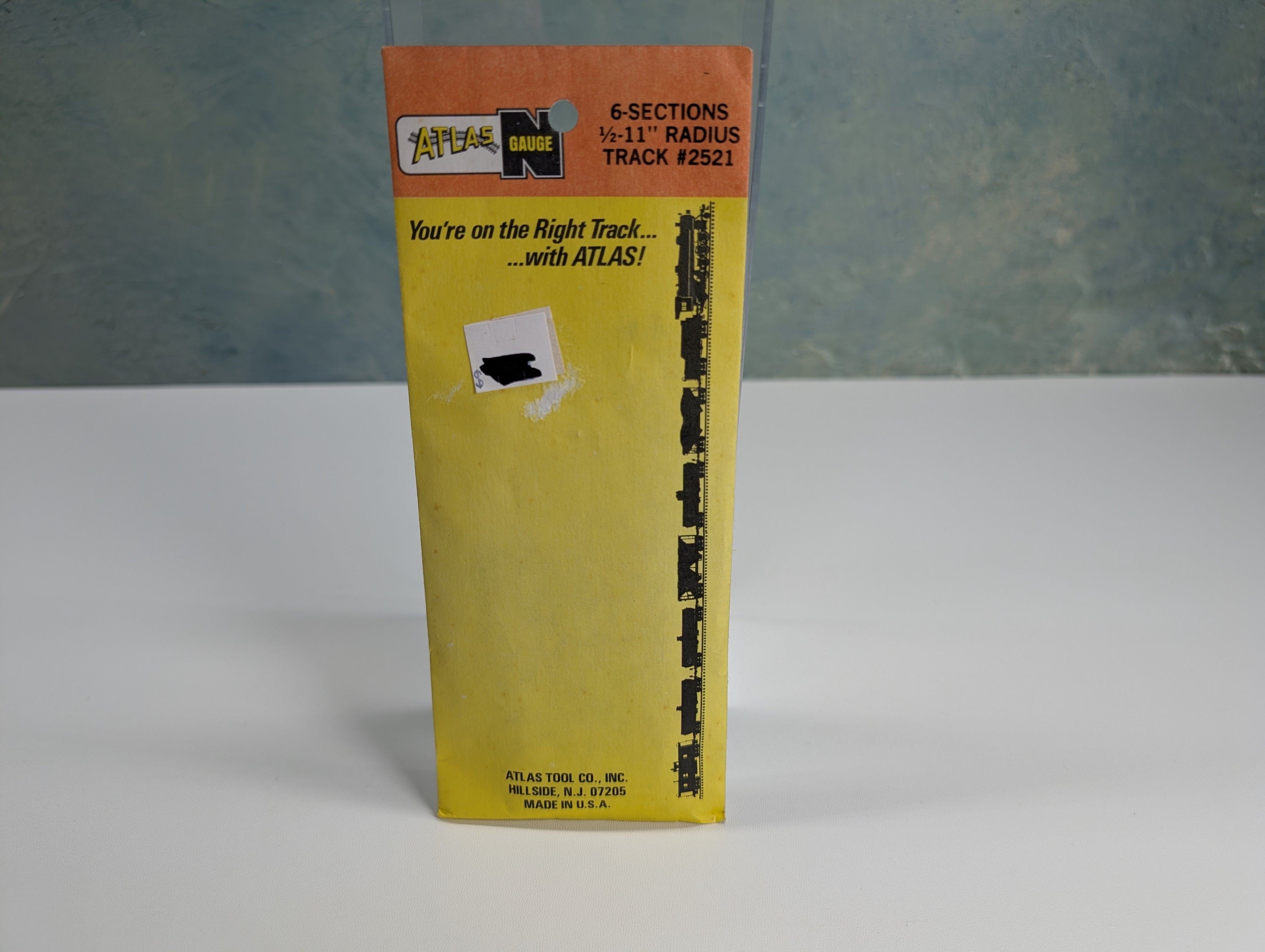 Atlas 2521 N Scale 1/2 11" Radius Track Code 80 Nickel Silver (6 pcs)