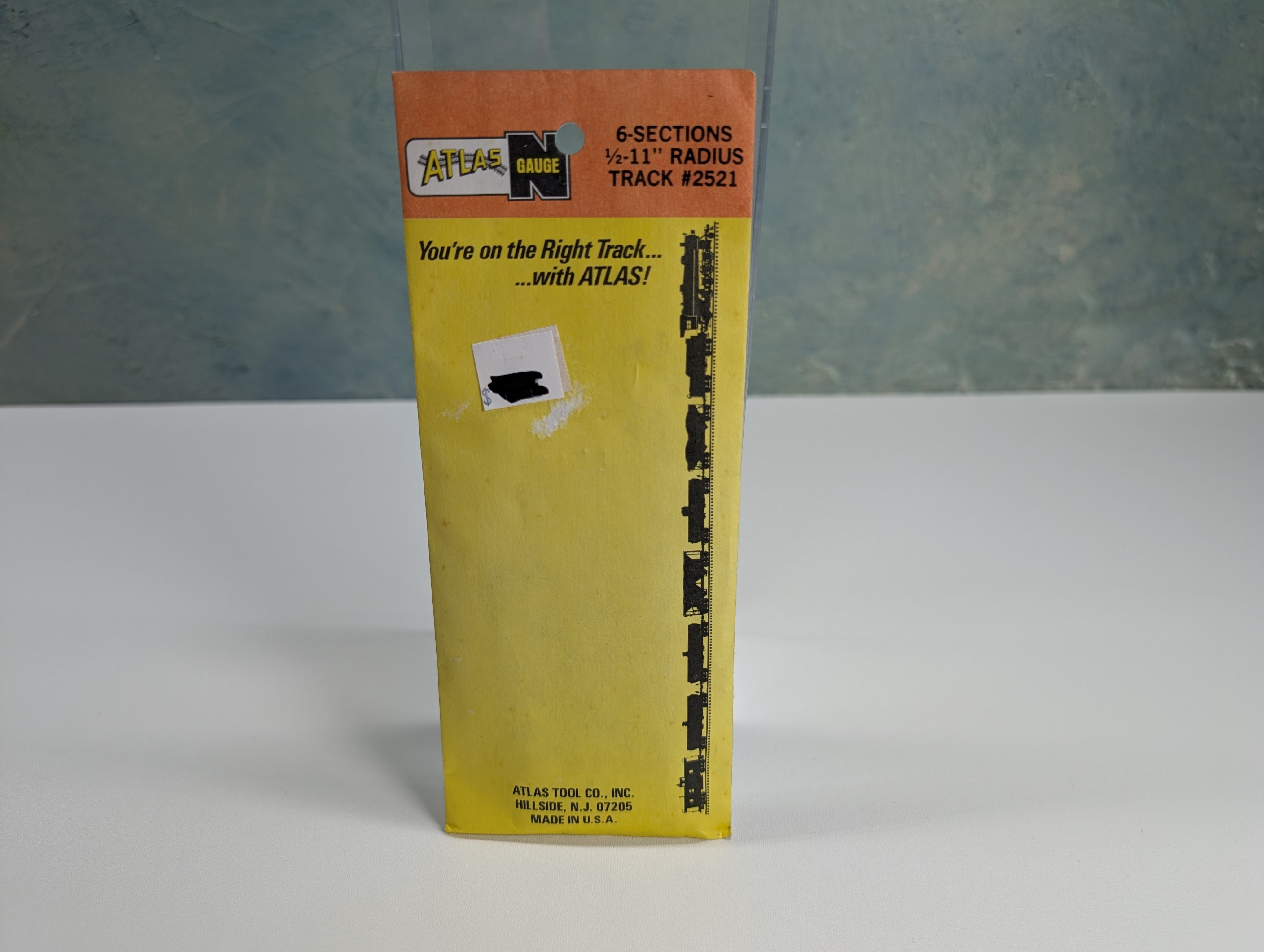 Atlas 2521 N Scale 1/2 11" Radius Track Code 80 Nickel Silver (6 pcs)