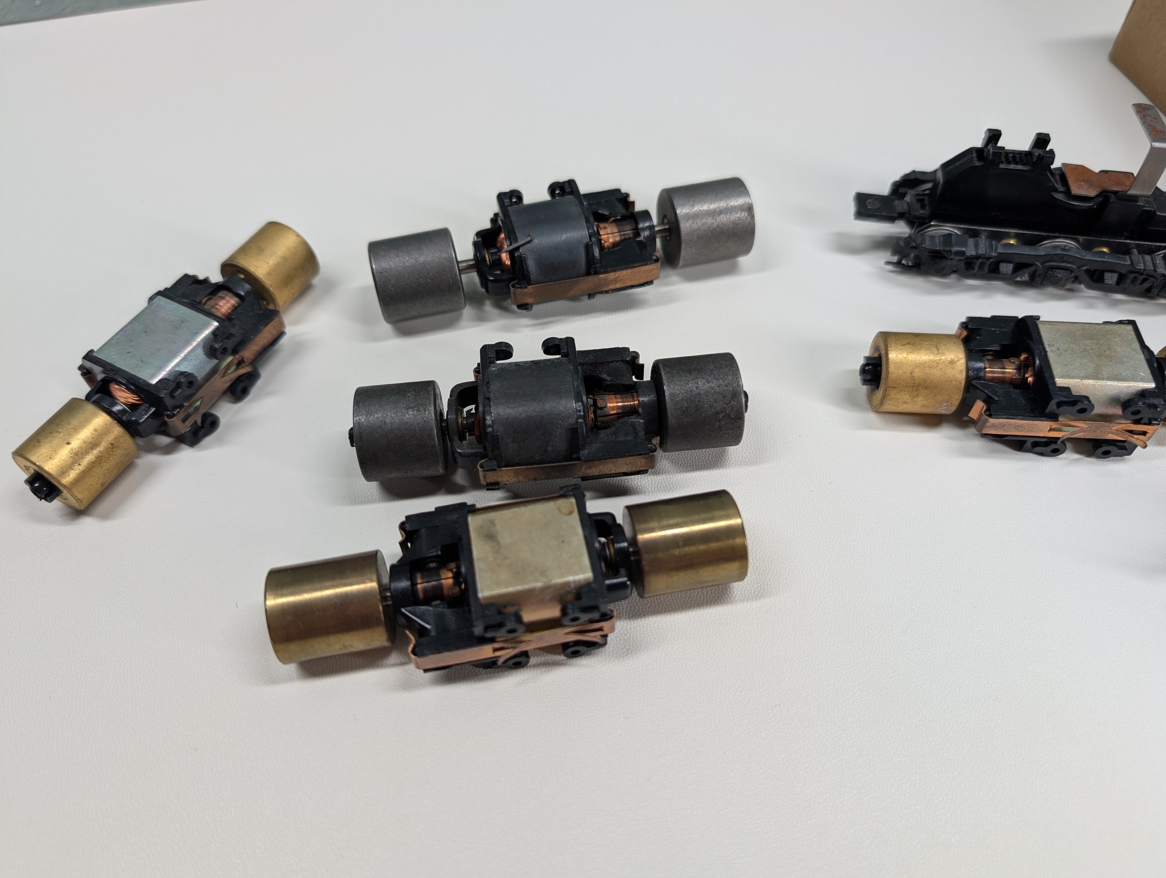 USED HO Scale Lot of Untested HO Motors for Locomotives and Parts