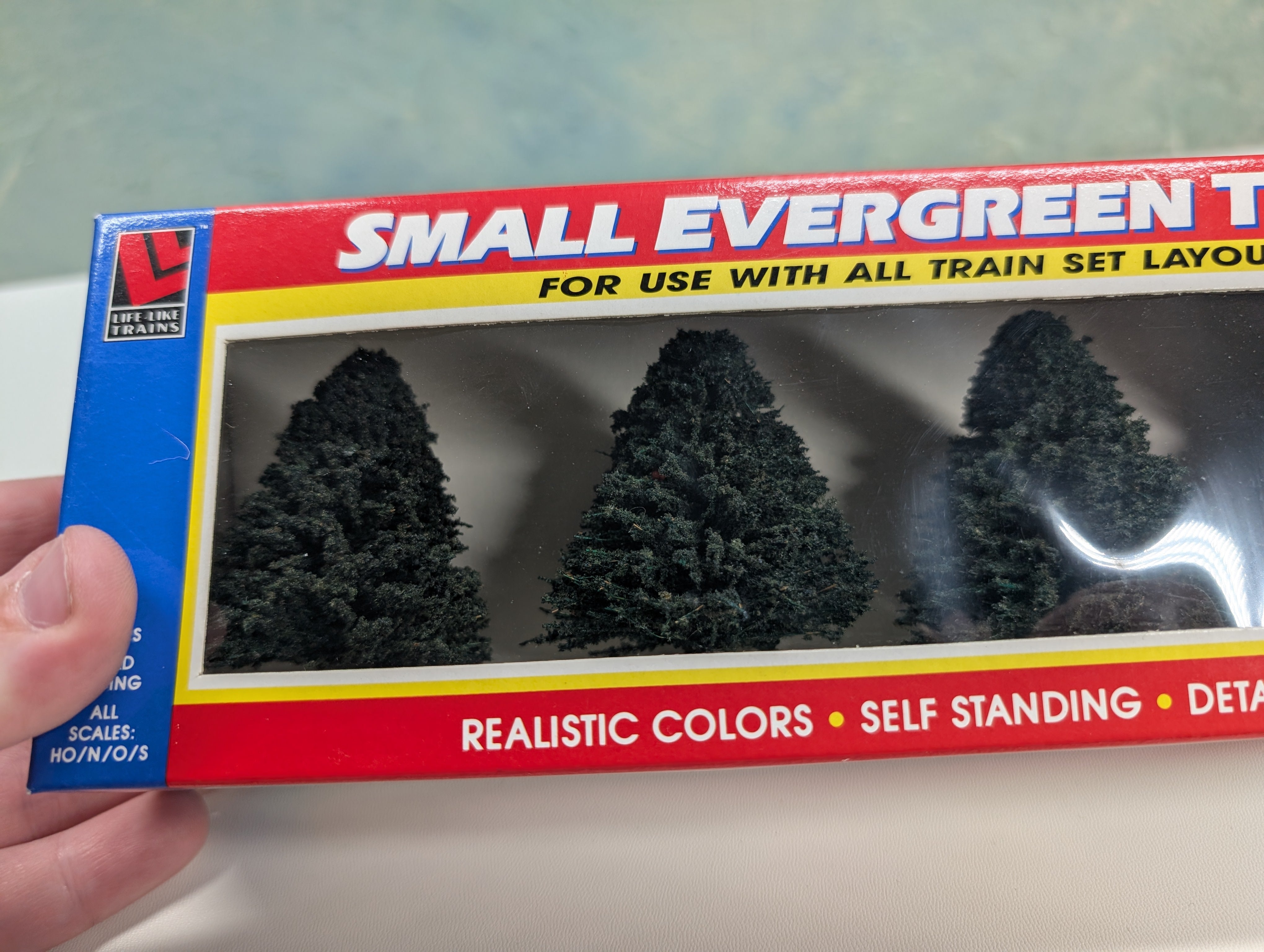 Life-Like 1907 MULTI Scale Small Evergreen Trees (4 pcs)