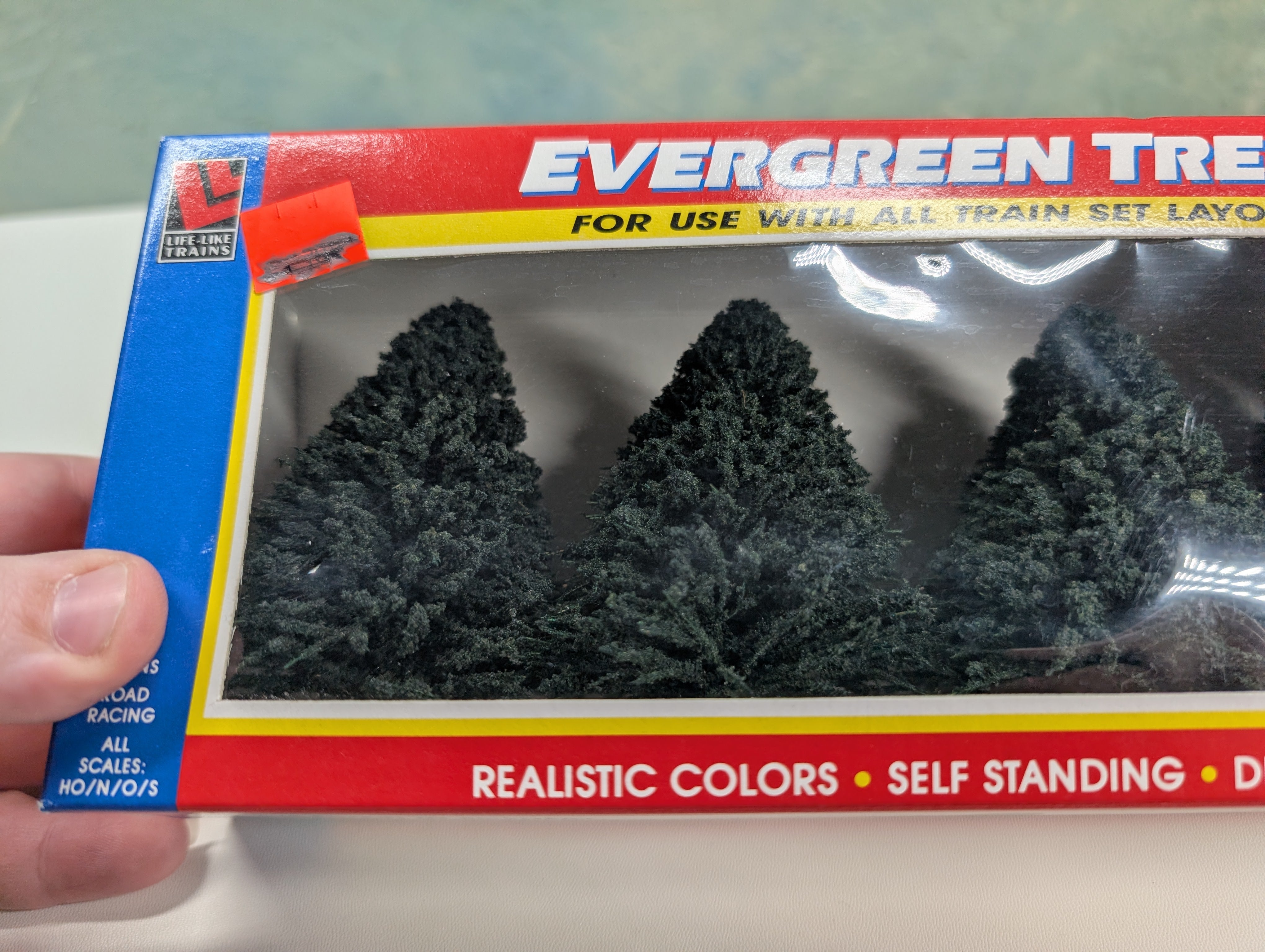 Life-Like 1923 MULTI Scale Evergreen Trees (4 pcs)