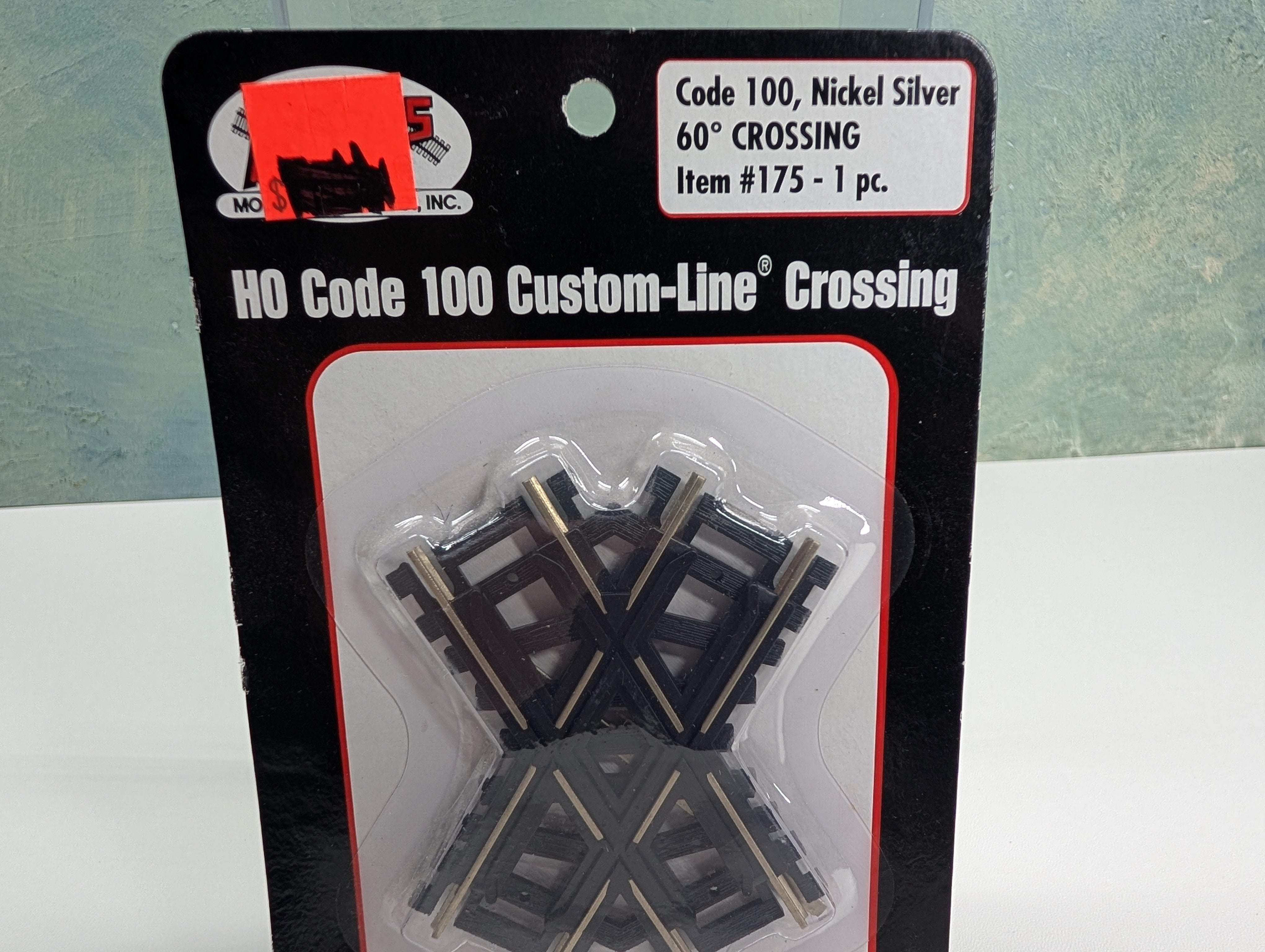 Atlas 175 HO Scale 60 Degree Crossing, Code 100 Custom-Line