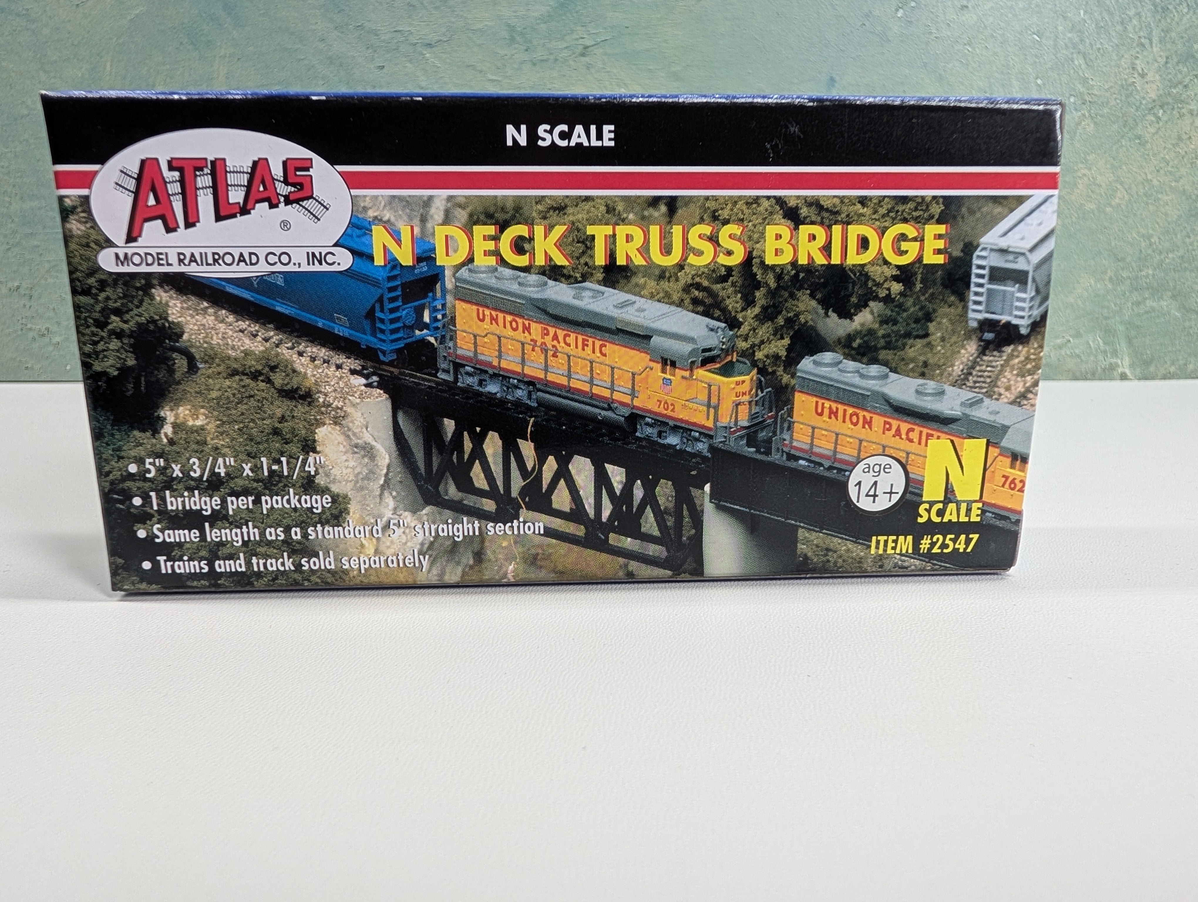 Atlas 2547 N Scale Deck Bridge, Nickel Silver
