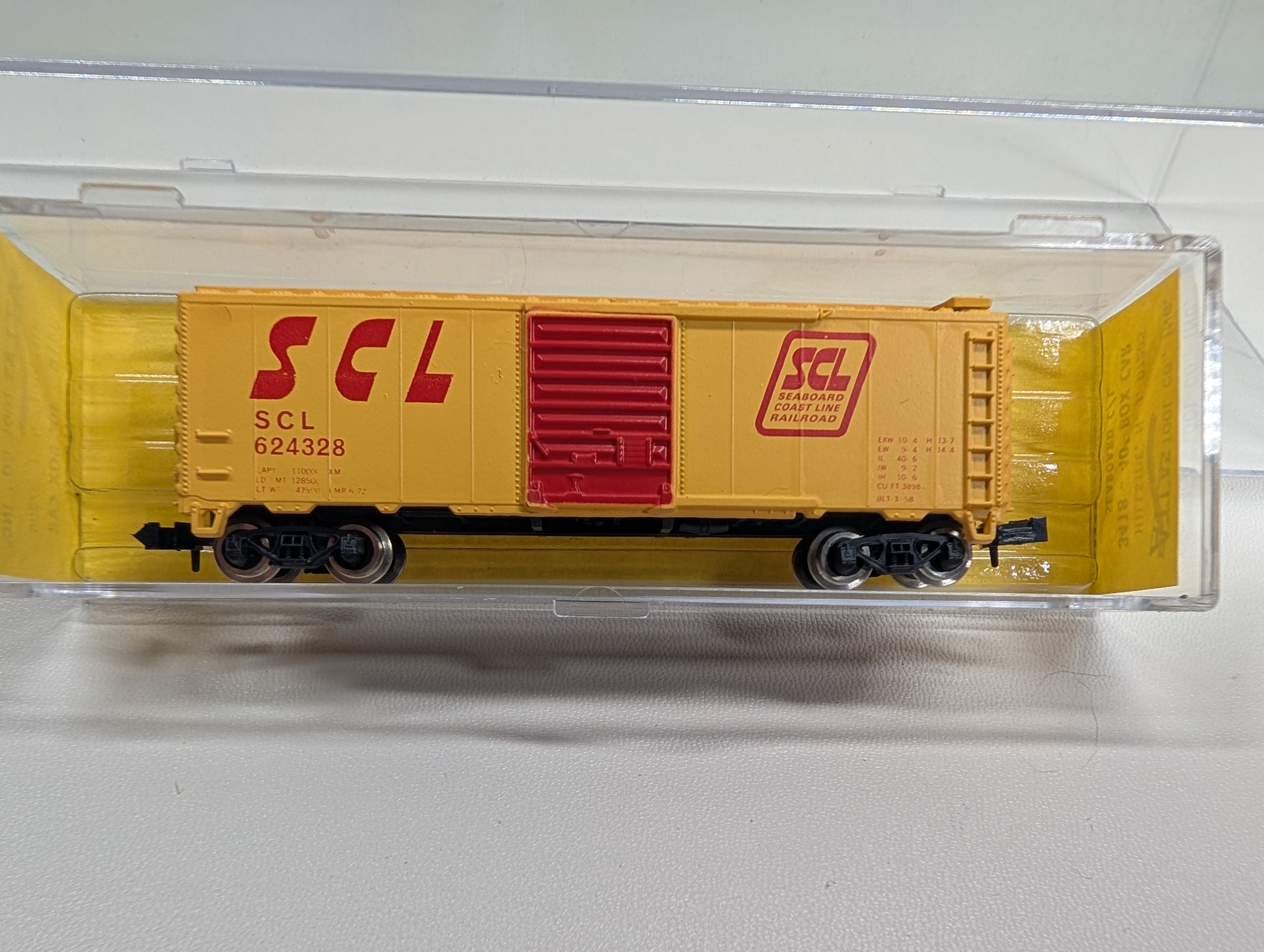 Atlas N Scale 40' Box Car Seaboard Coast Line SCL #624328