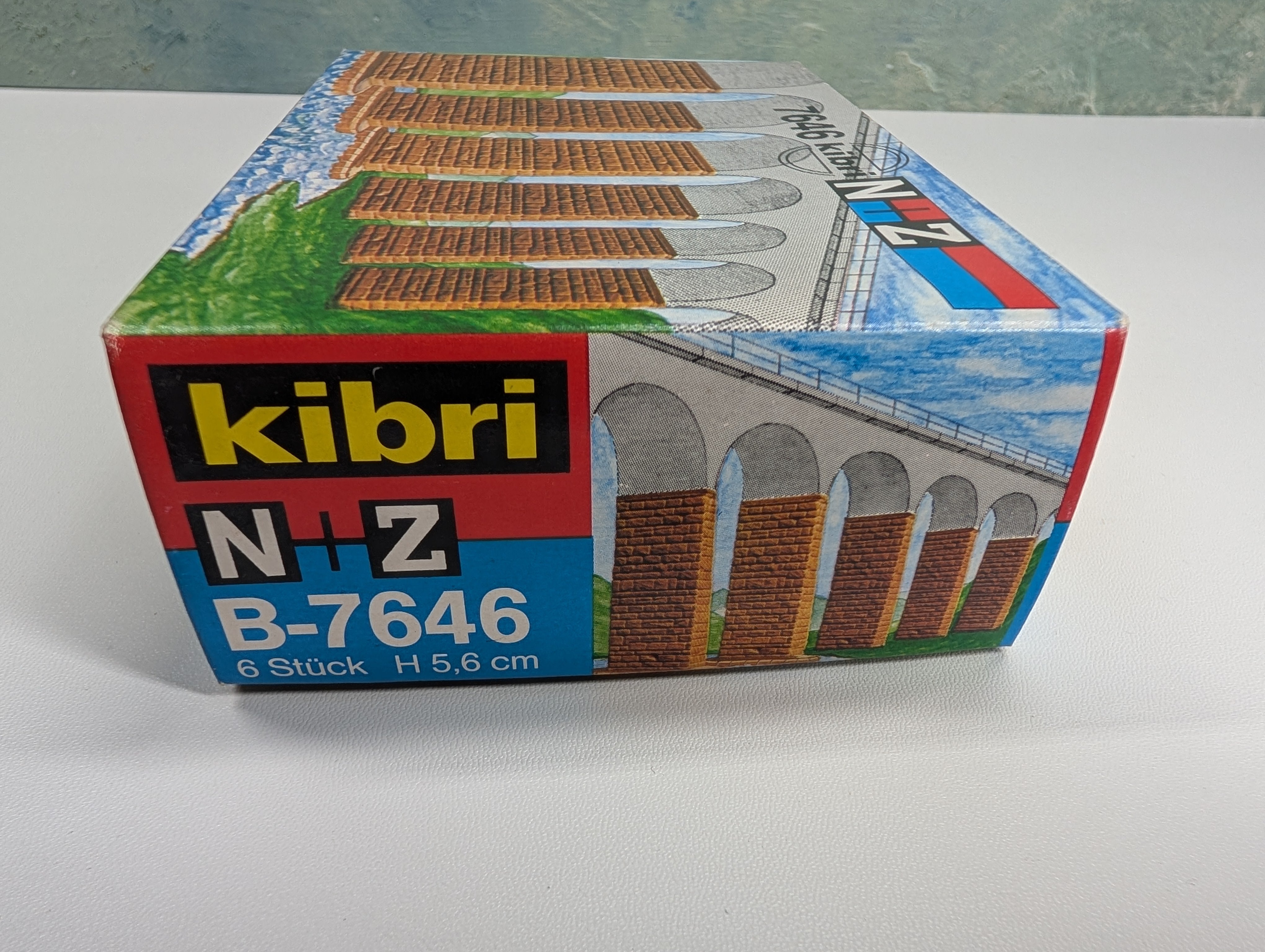Kibri B-7646 Multi Scale N & Z Scale Bridge Pillars