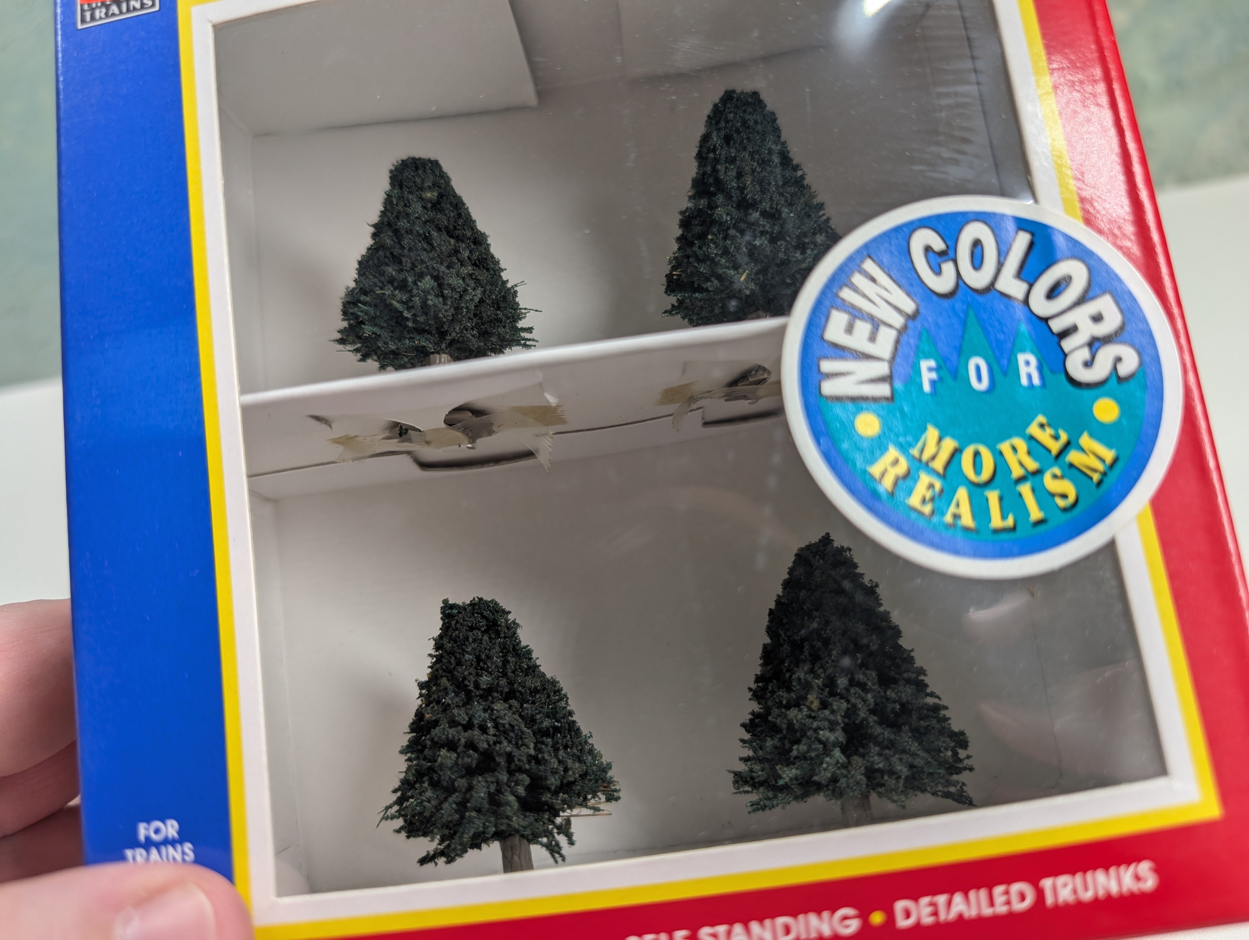 Life-Like 1941 MULTI Scale Mini Evergreen Trees (4 pcs)