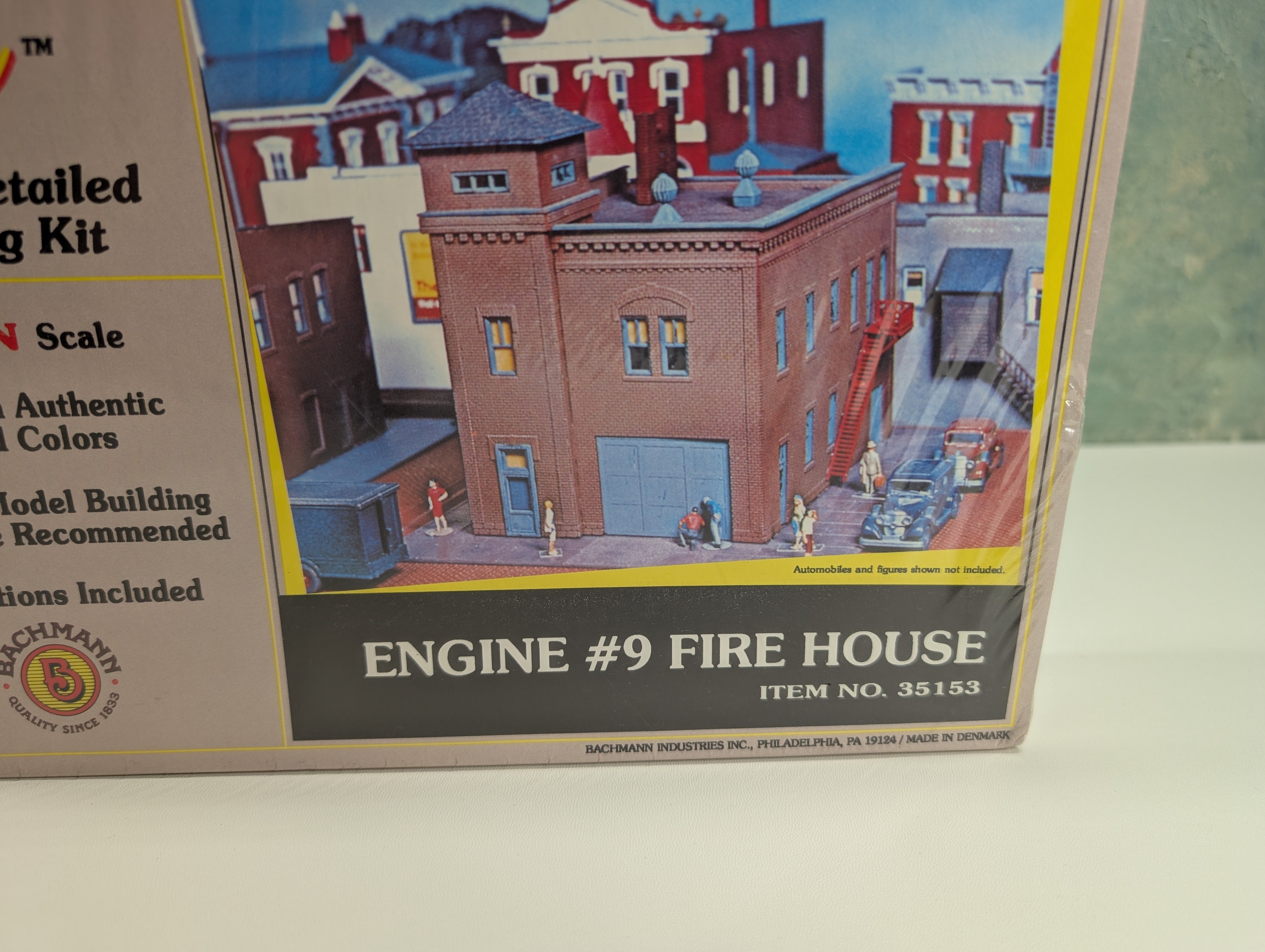 Bachmann 35153 N Scale Engine #9 Fire House (Sealed) Bachmann Plus KIT
