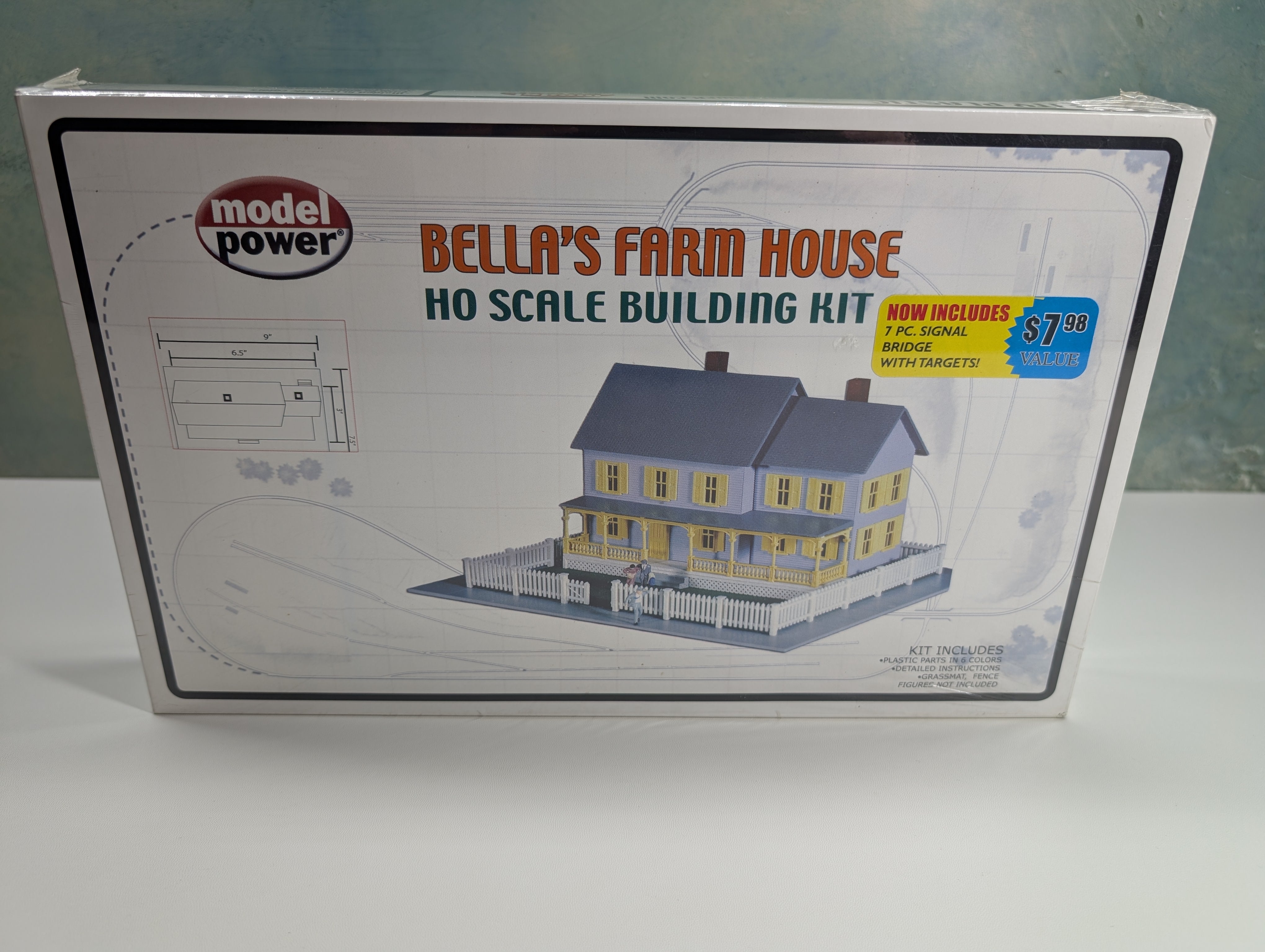 Model Power 490 HO Scale Bella's Farm House (Sealed) KIT