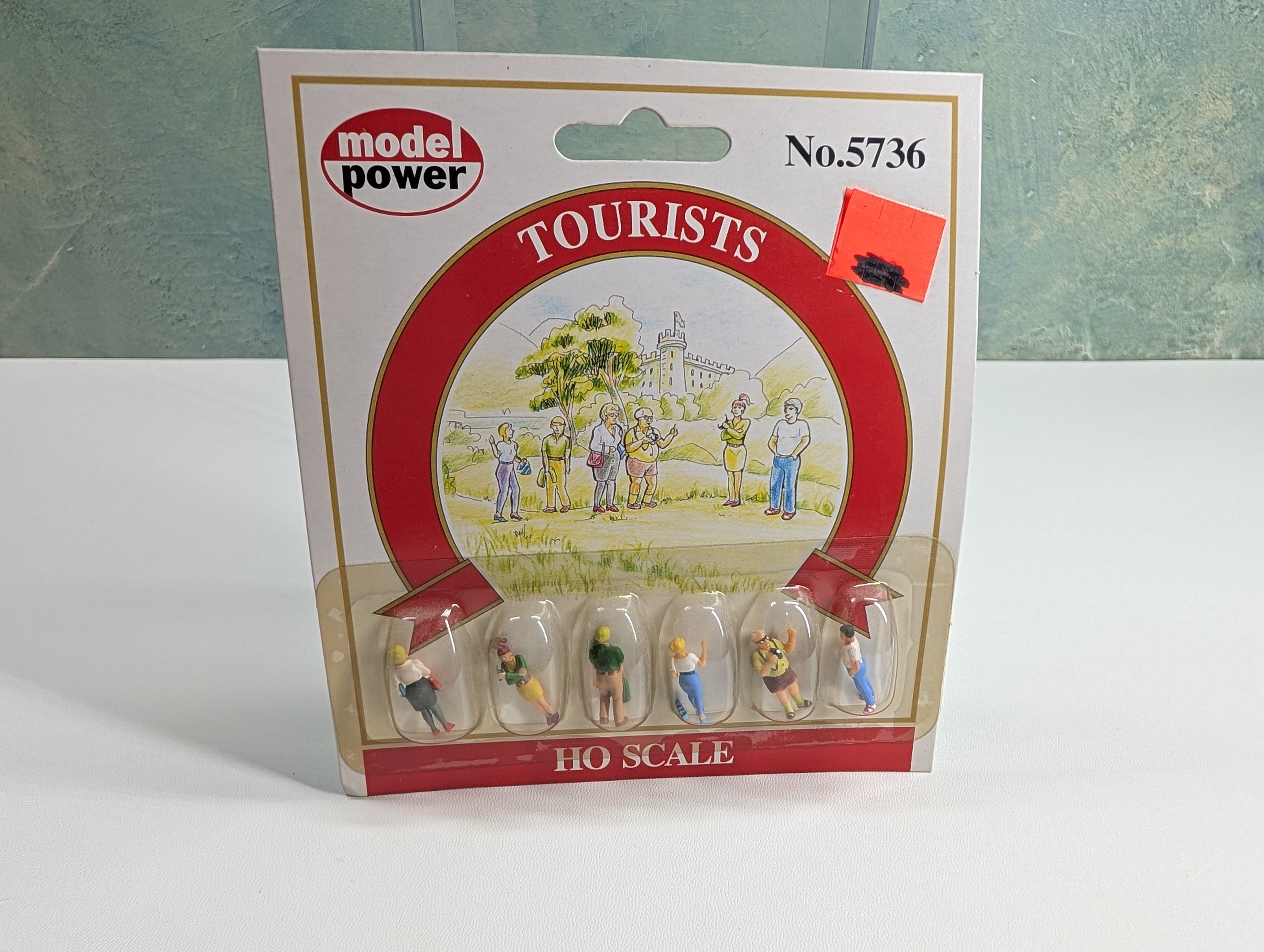 Model Power 5736 HO Scale Tourists (6 pcs)