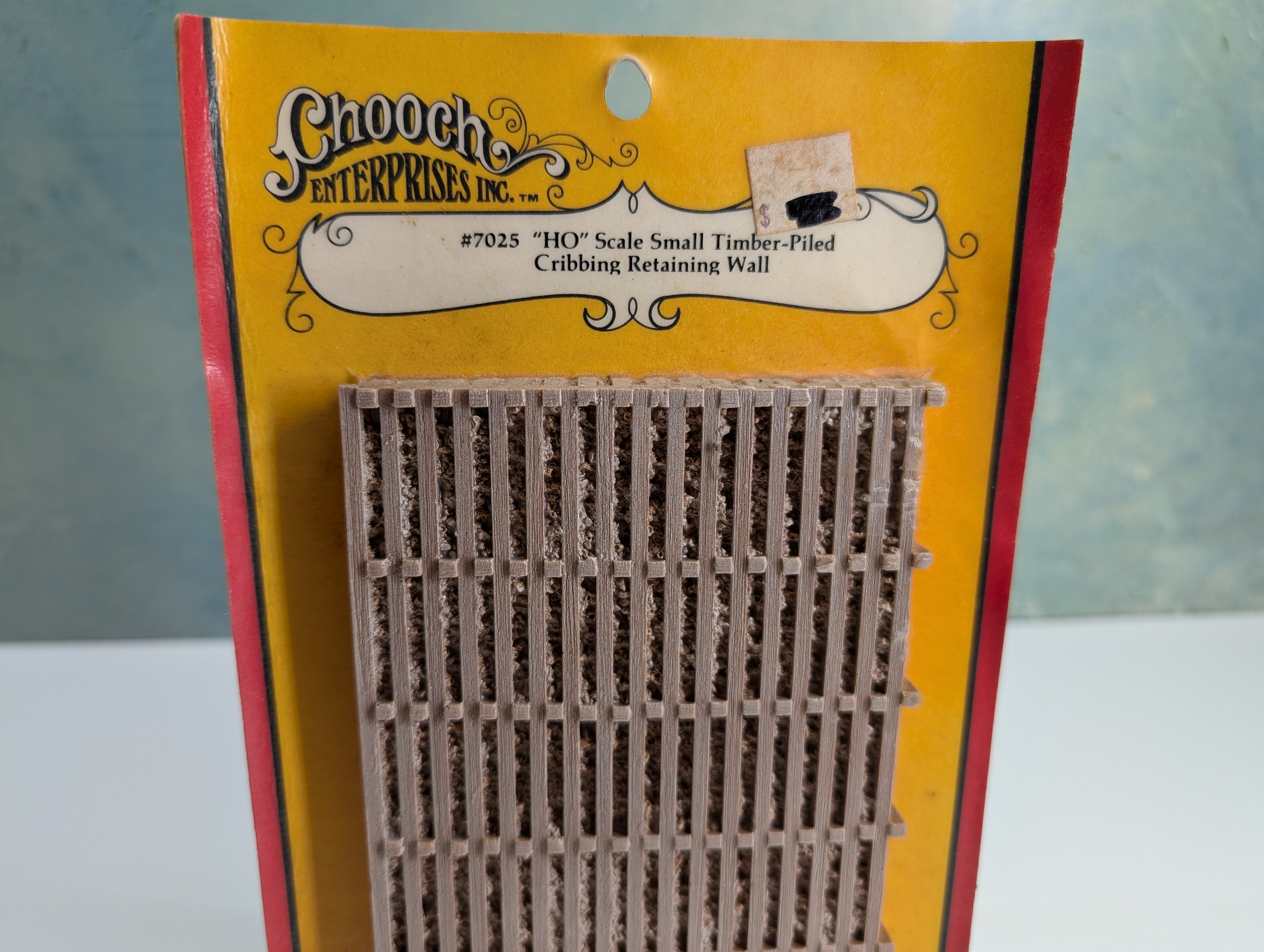 Chooch Enterprises Inc 7025 HO Scale Small Timber-Piled Cribbing Retaining Wall