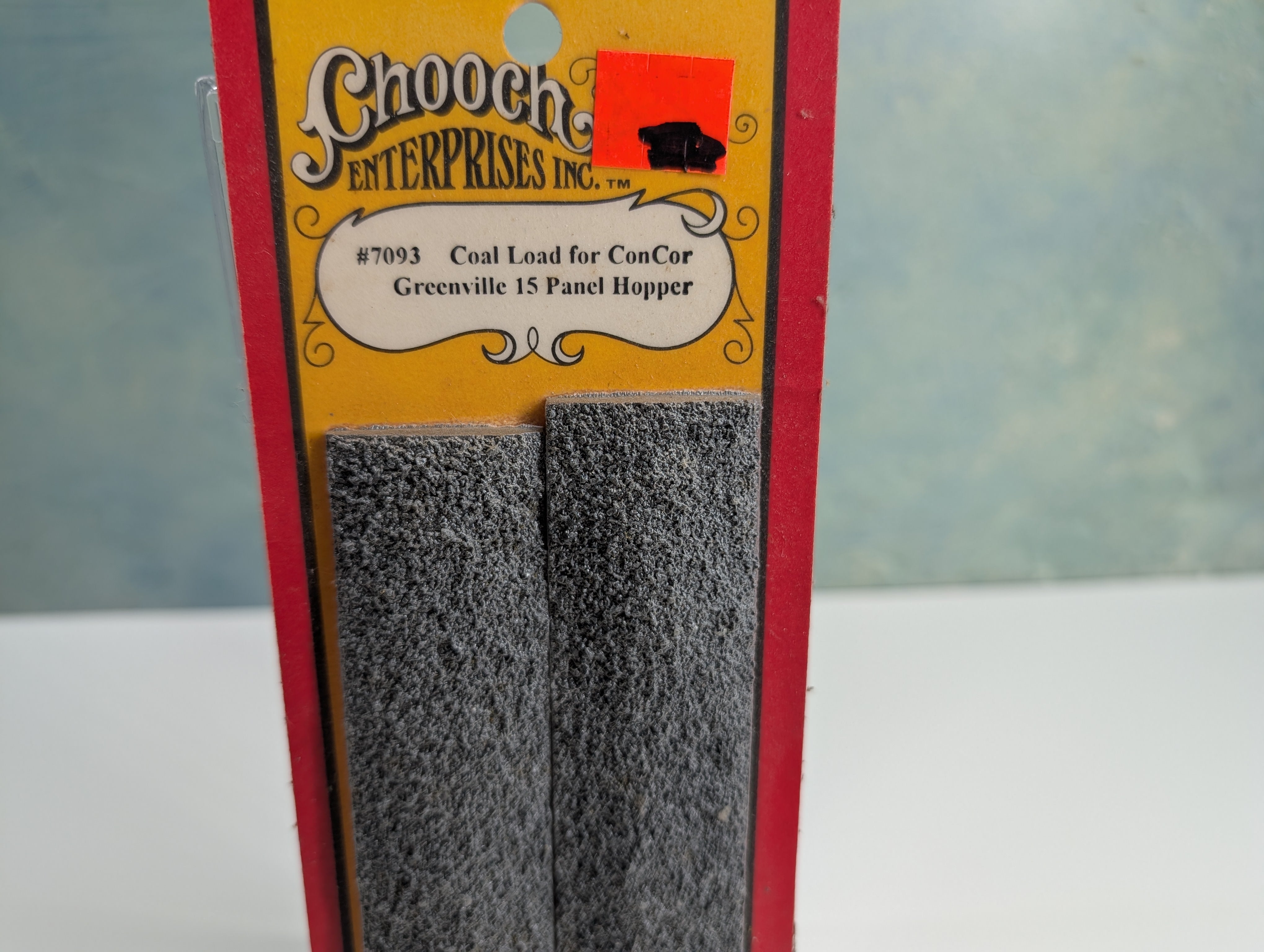 Chooch Enterprises Inc 7093 HO Scale Coal Load for Greenville 15 Panel Hopper (2 pcs)