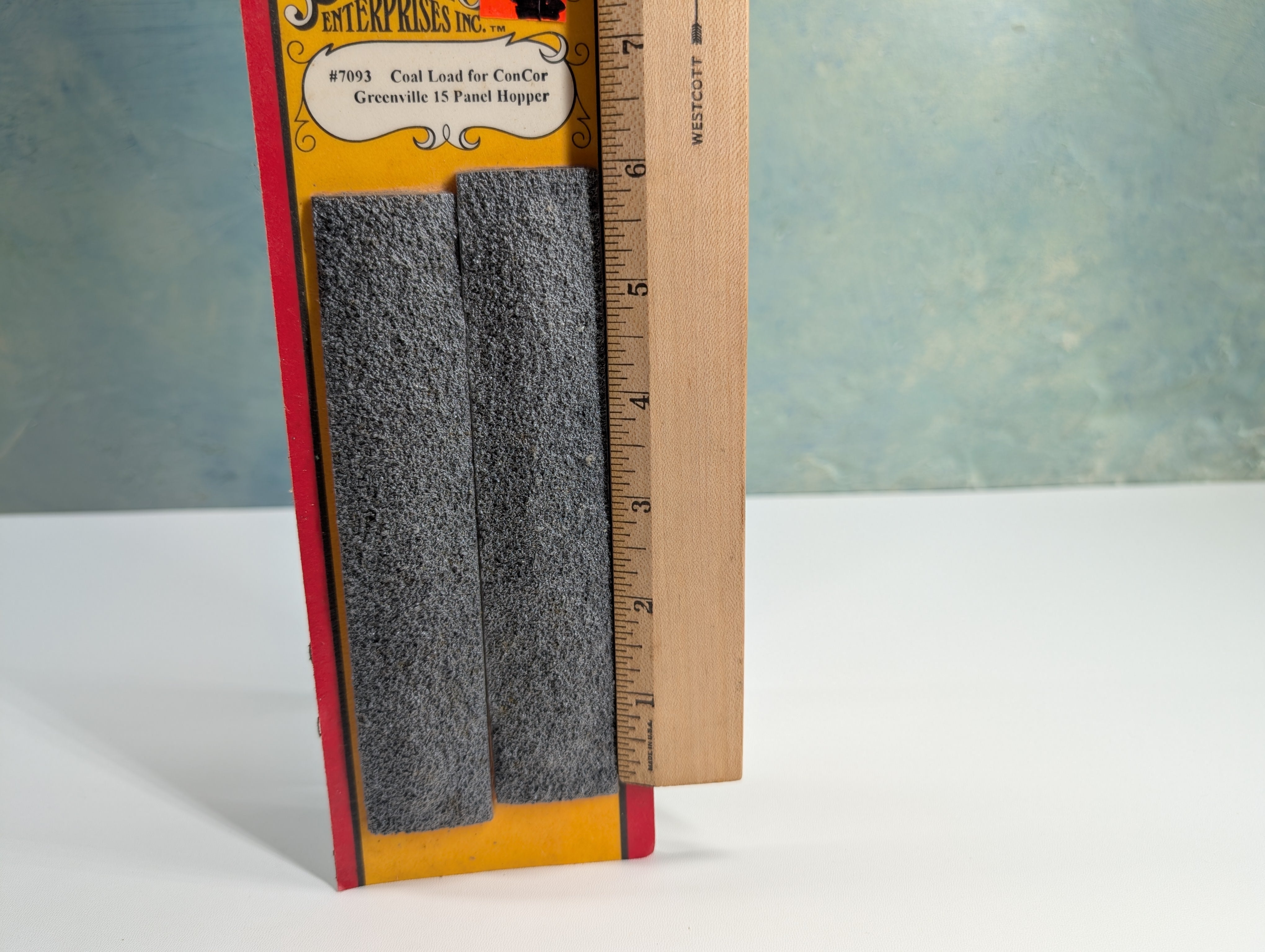 Chooch Enterprises Inc 7093 HO Scale Coal Load for Greenville 15 Panel Hopper (2 pcs)