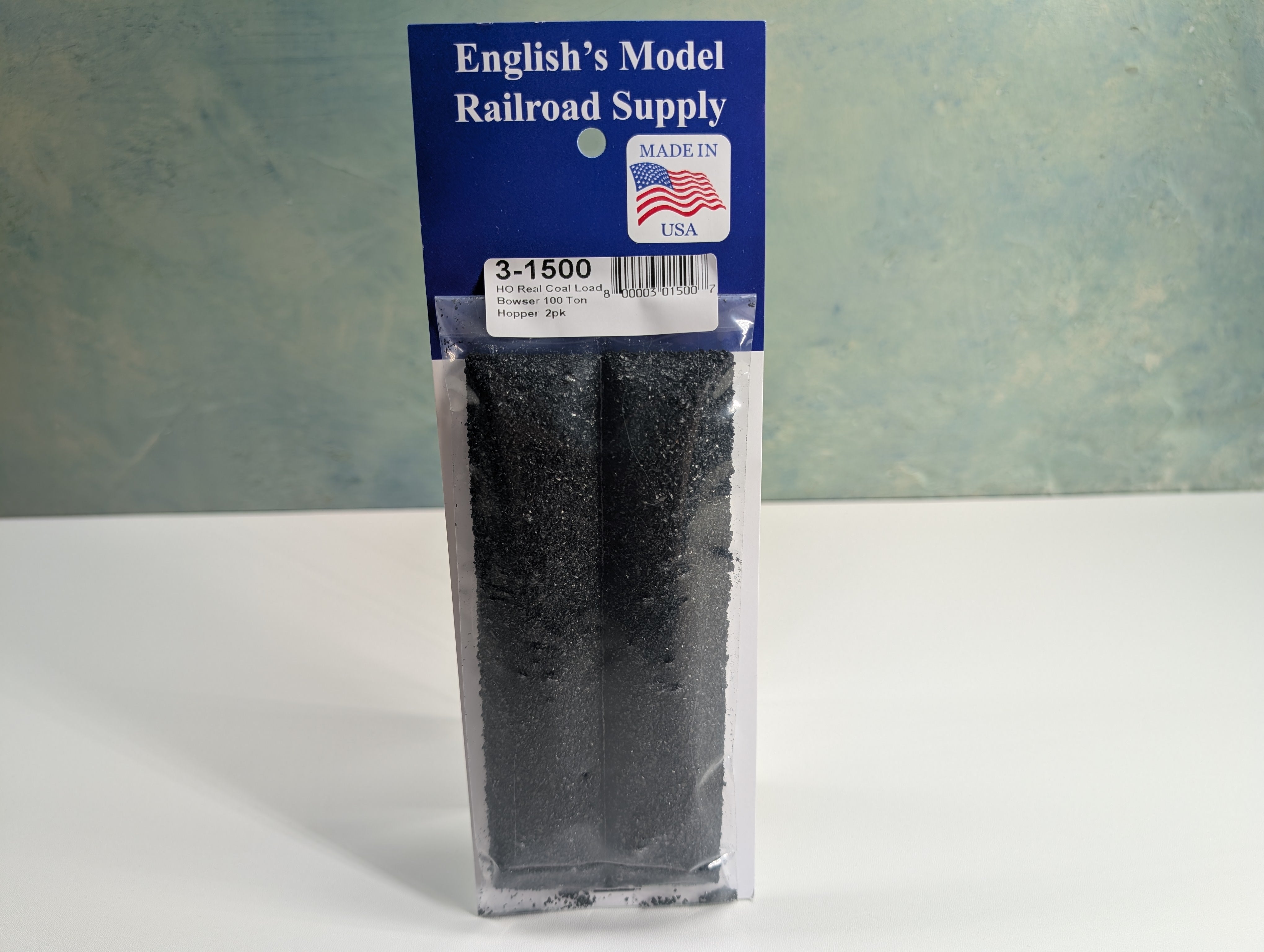 English's Model Railroad Supply #3-1500 HO Scale Coal Loads for Bowser 100 Ton Hopper (2 pcs)