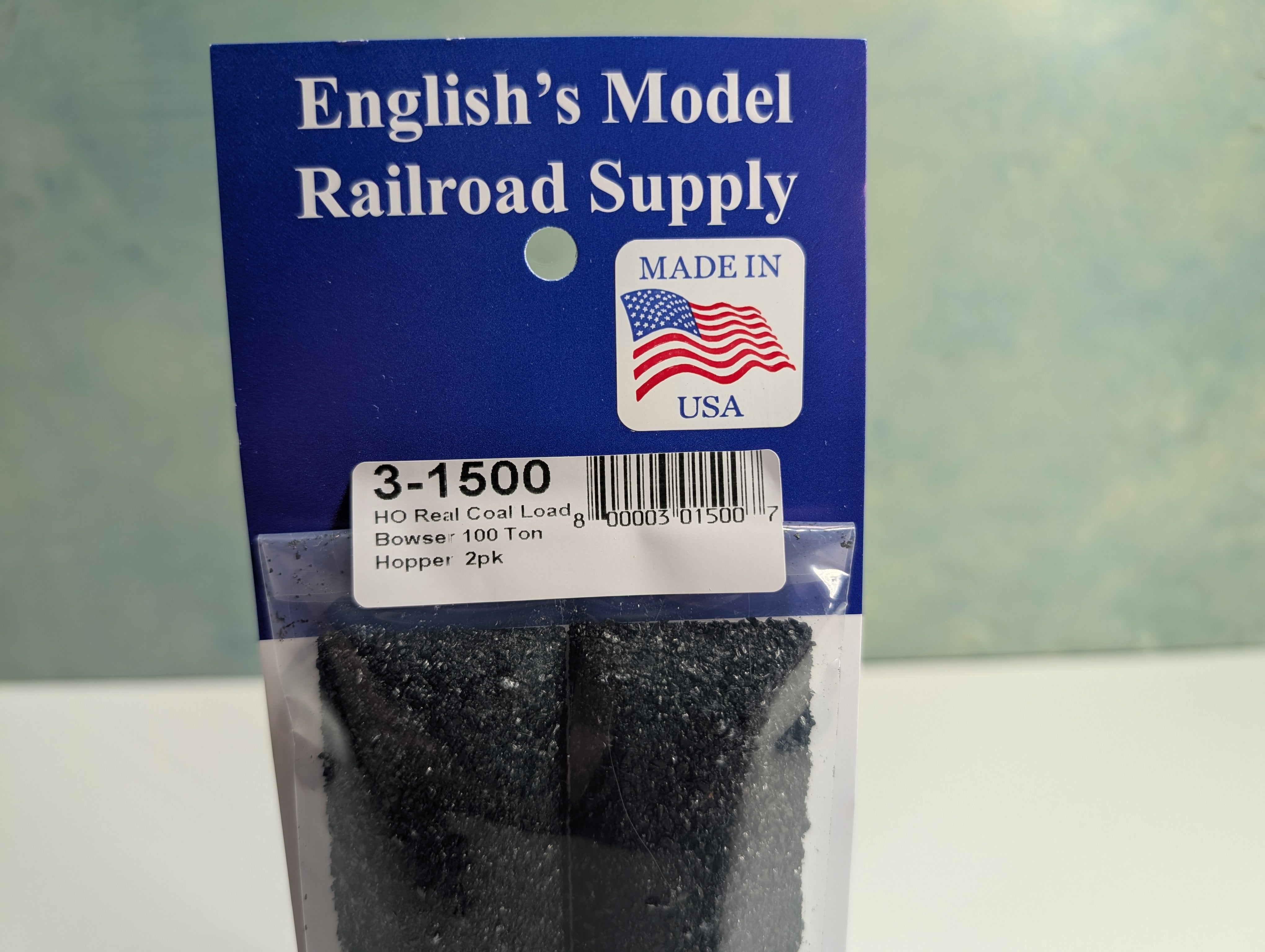 English's Model Railroad Supply #3-1500 HO Scale Coal Loads for Bowser 100 Ton Hopper (2 pcs)