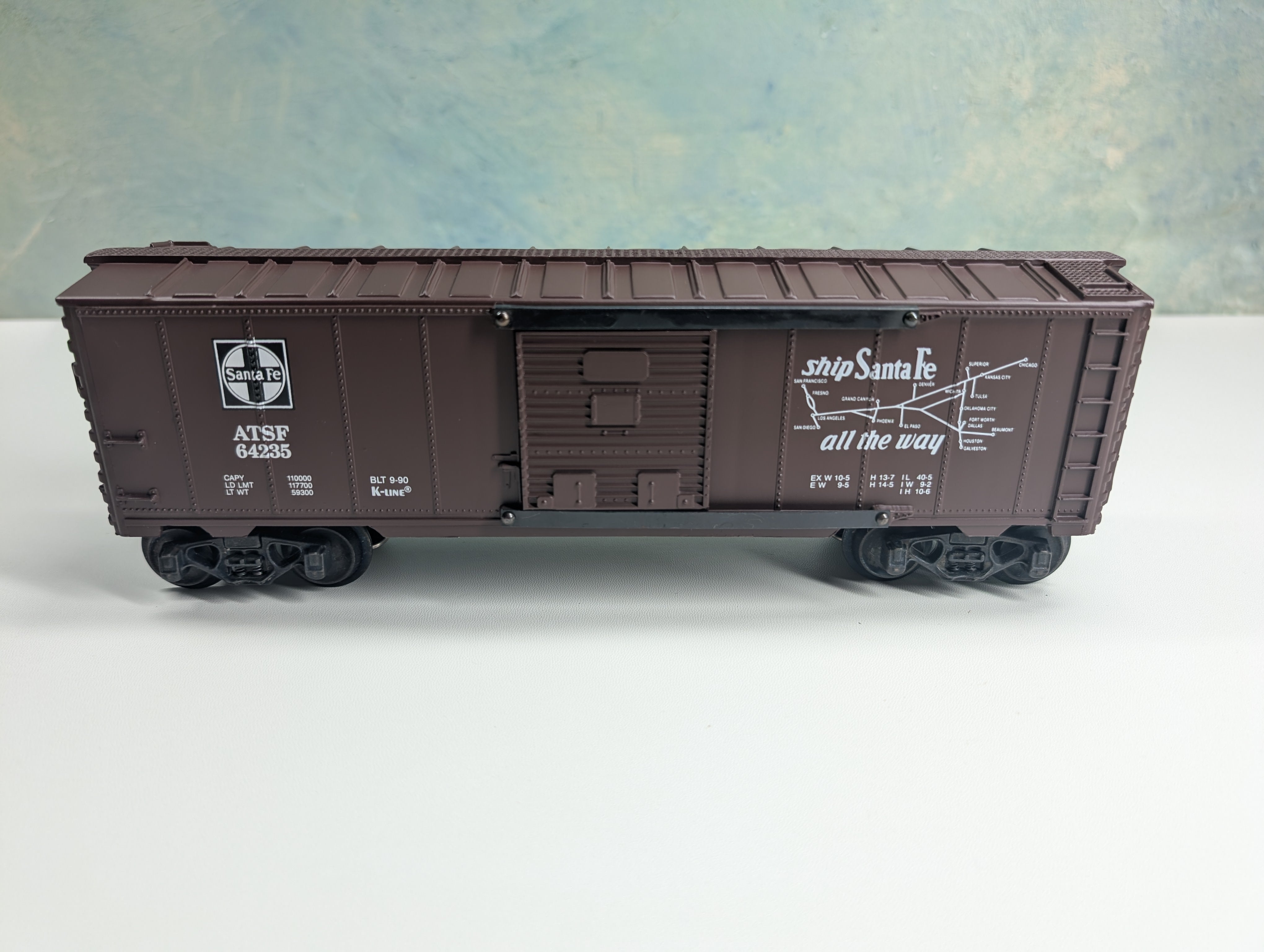 K-Line O O-27 Box Car Santa Fe ATSF #64235