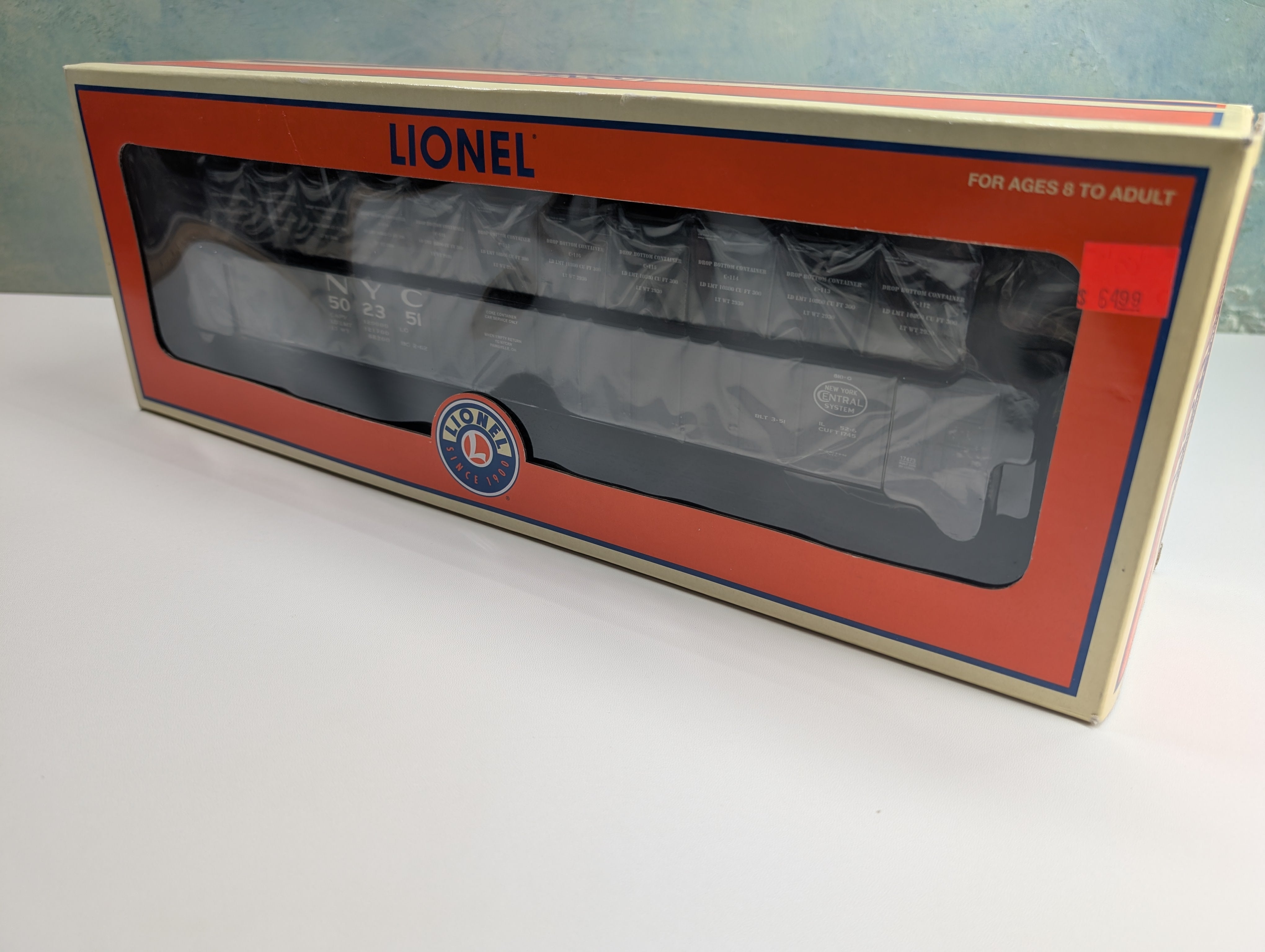 Lionel 6-17473 O PS-5 Gondola w/ Containers New York Central NYC #502351
