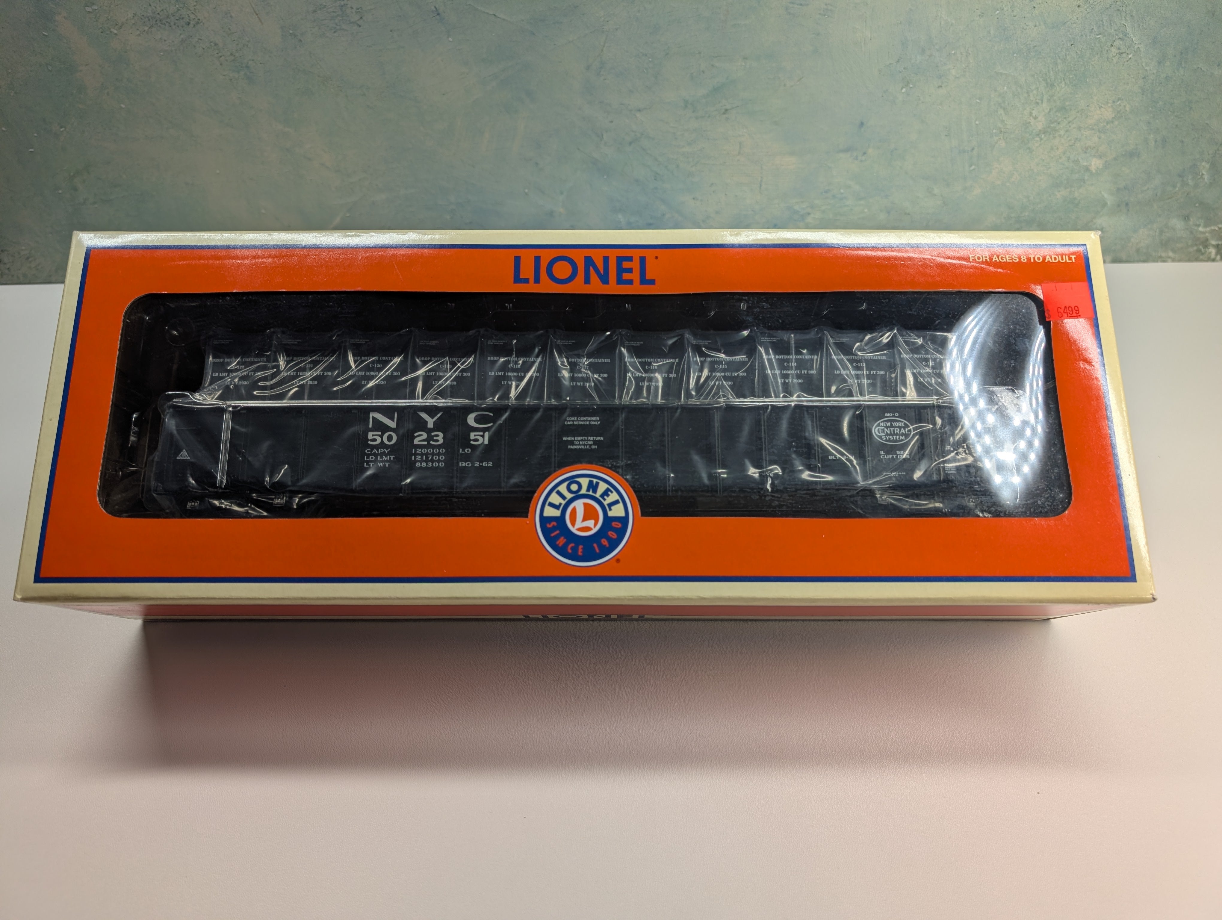 Lionel 6-17473 O PS-5 Gondola w/ Containers New York Central NYC #502351