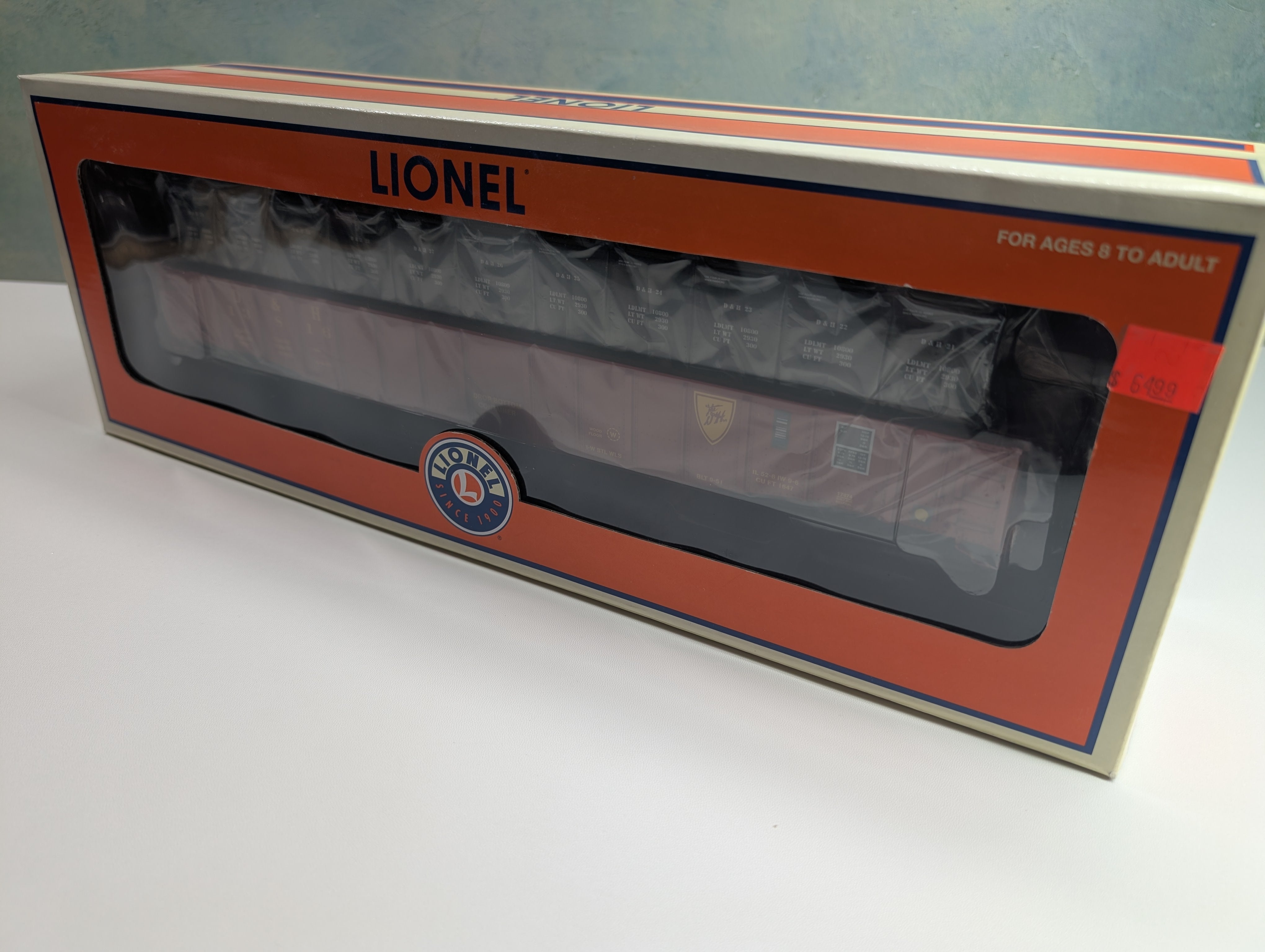 Lionel 6-17474 O PS-5 Gondola w/ Containers Delaware and Hudson D&H #13816
