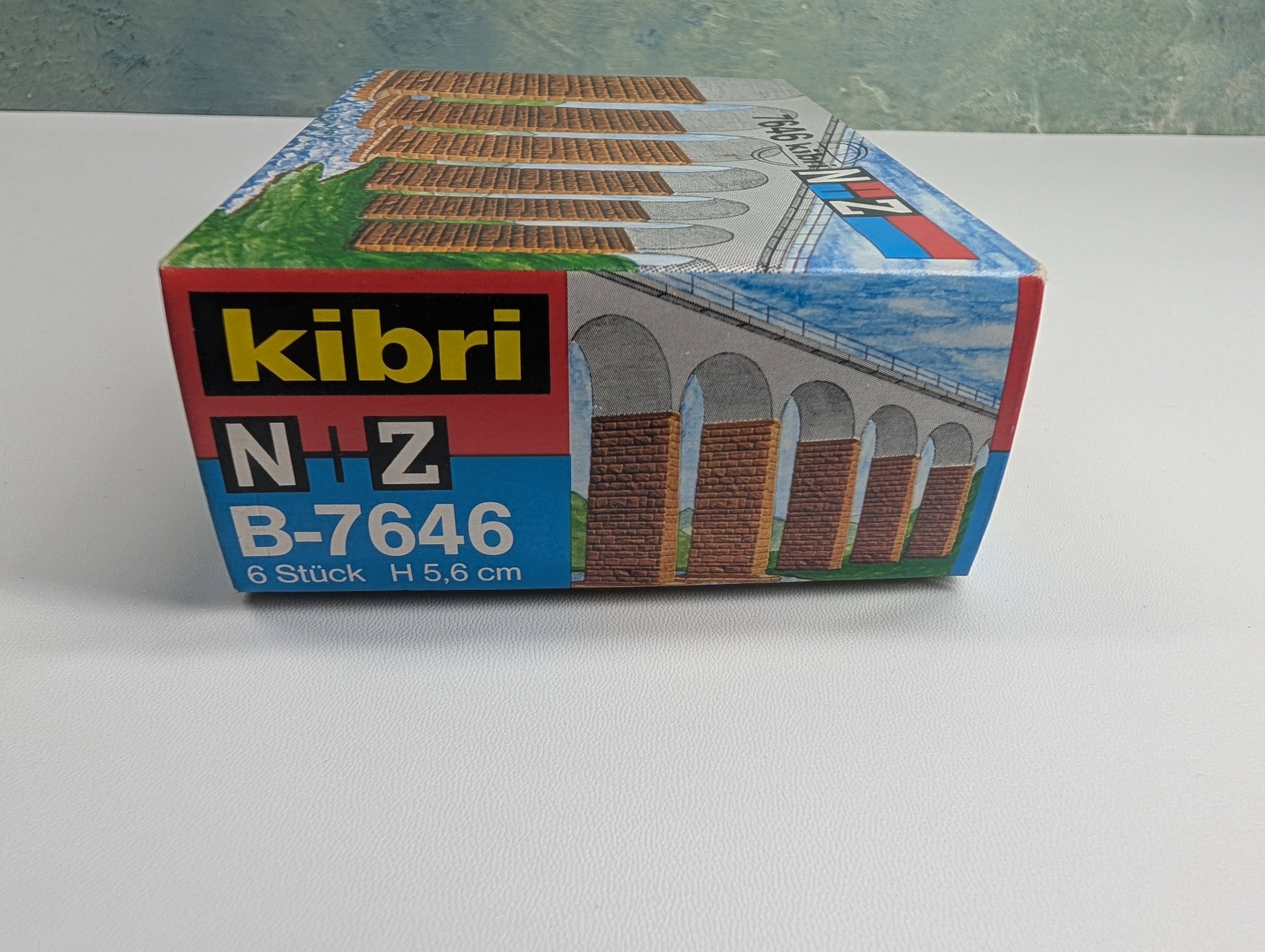 Kibri B-7646 Multi Scale N & Z Scale Bridge Pillars
