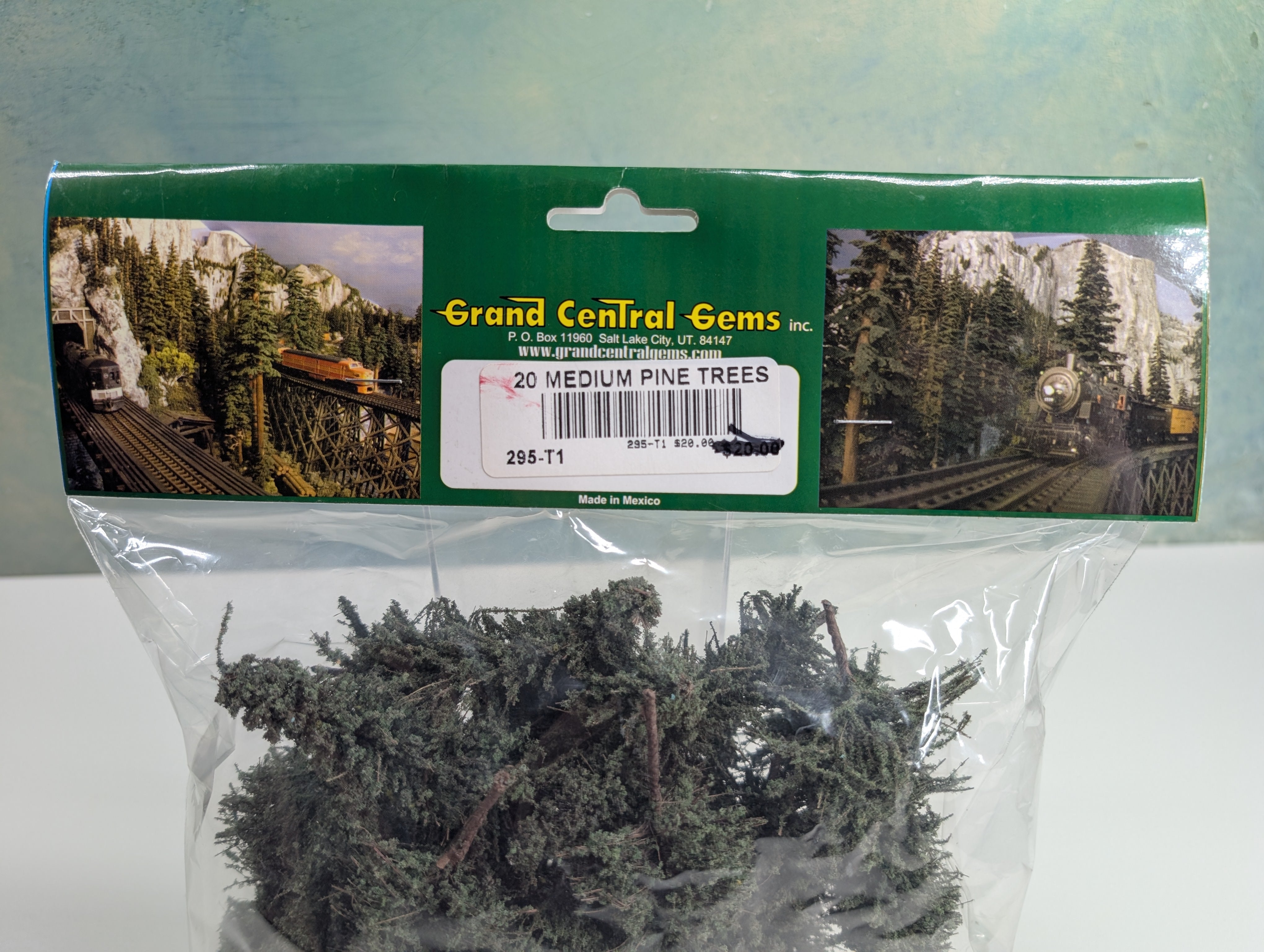 Grand Central Gems 295-T1 Multi Scale 20 Medium Pine Trees