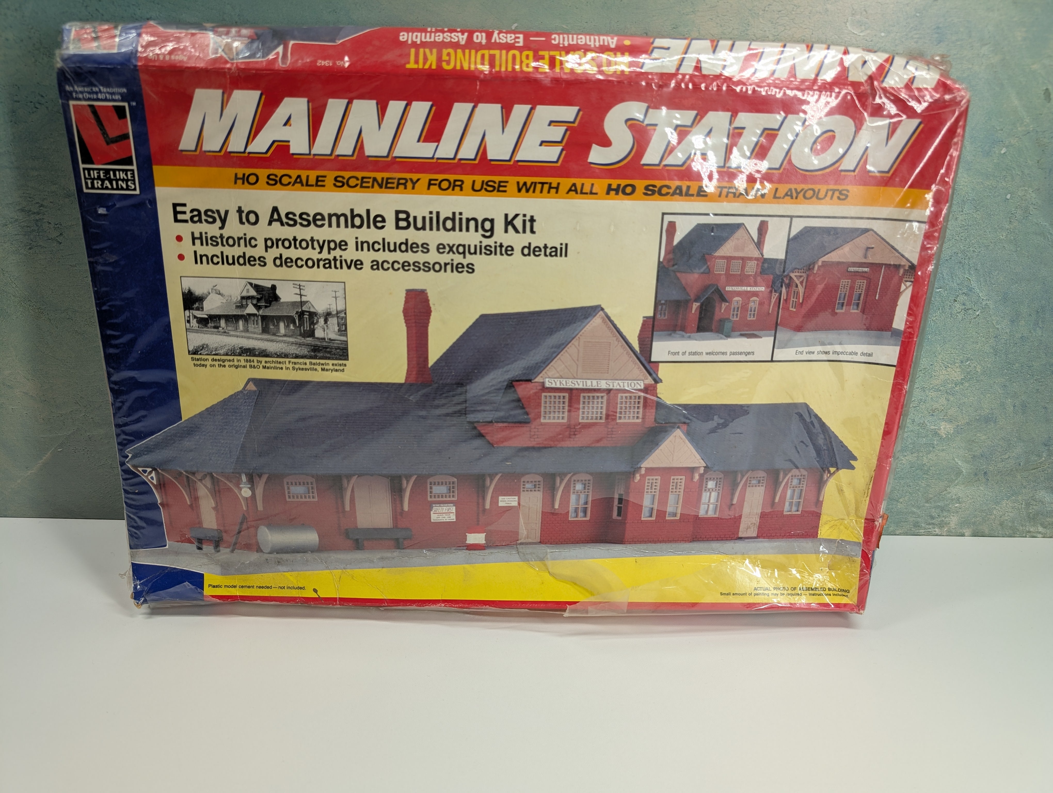 Life-Like 1342 HO Scale Mainline Station KIT