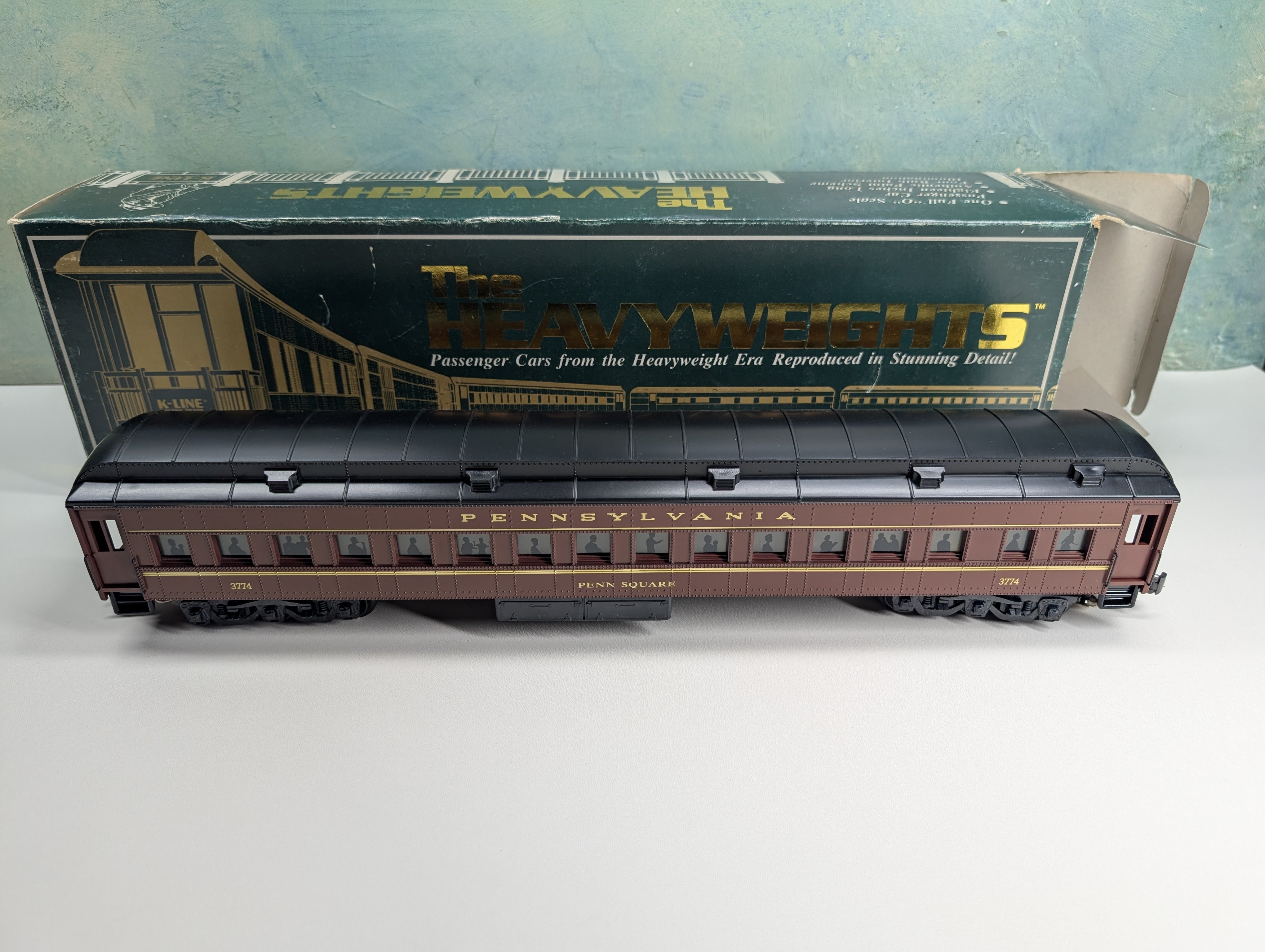 USED K-Line K-3774 O Penn Square Coach Passenger Car Pennsylvania Heavyweights