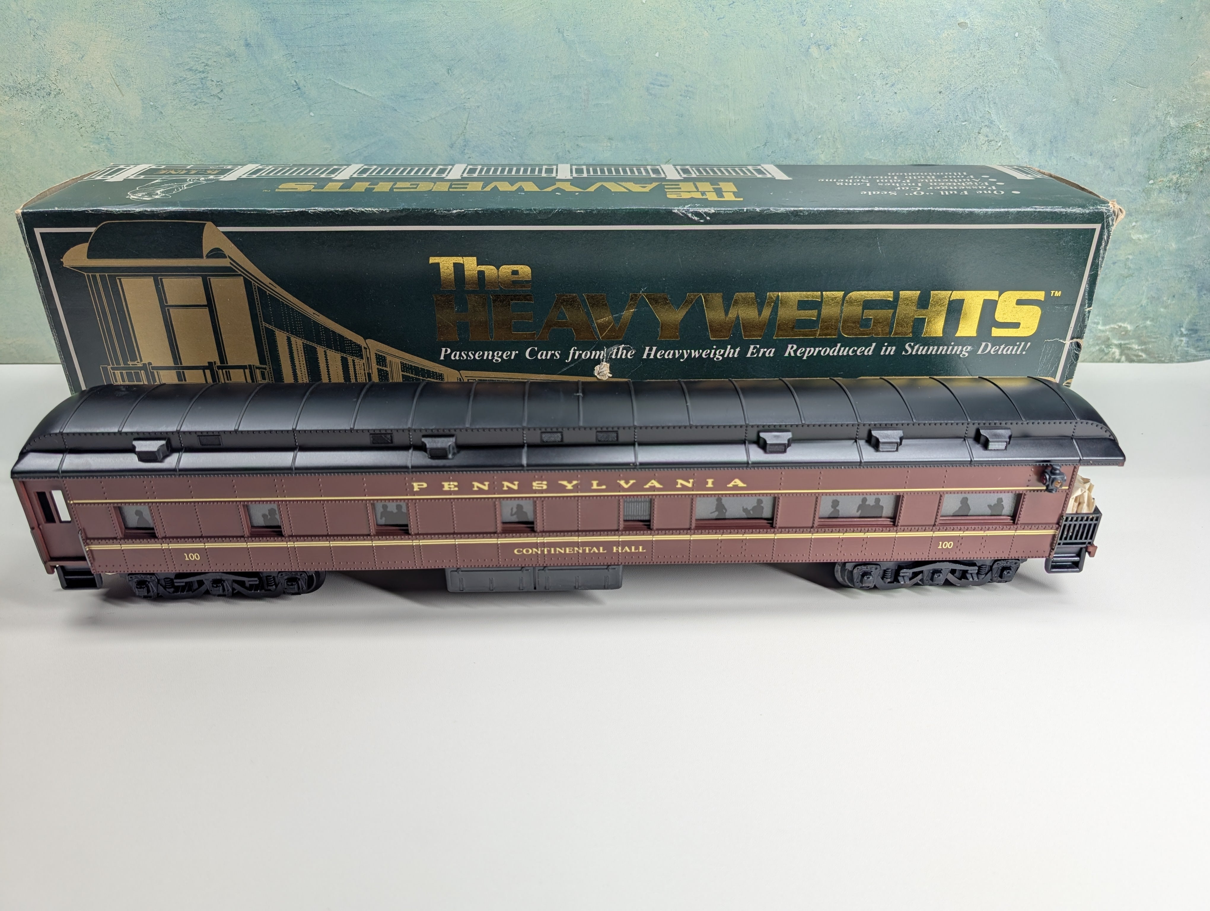 USED K-Line K-100 O Continental Hall OBS Passenger Car Pennsylvania Heavyweights