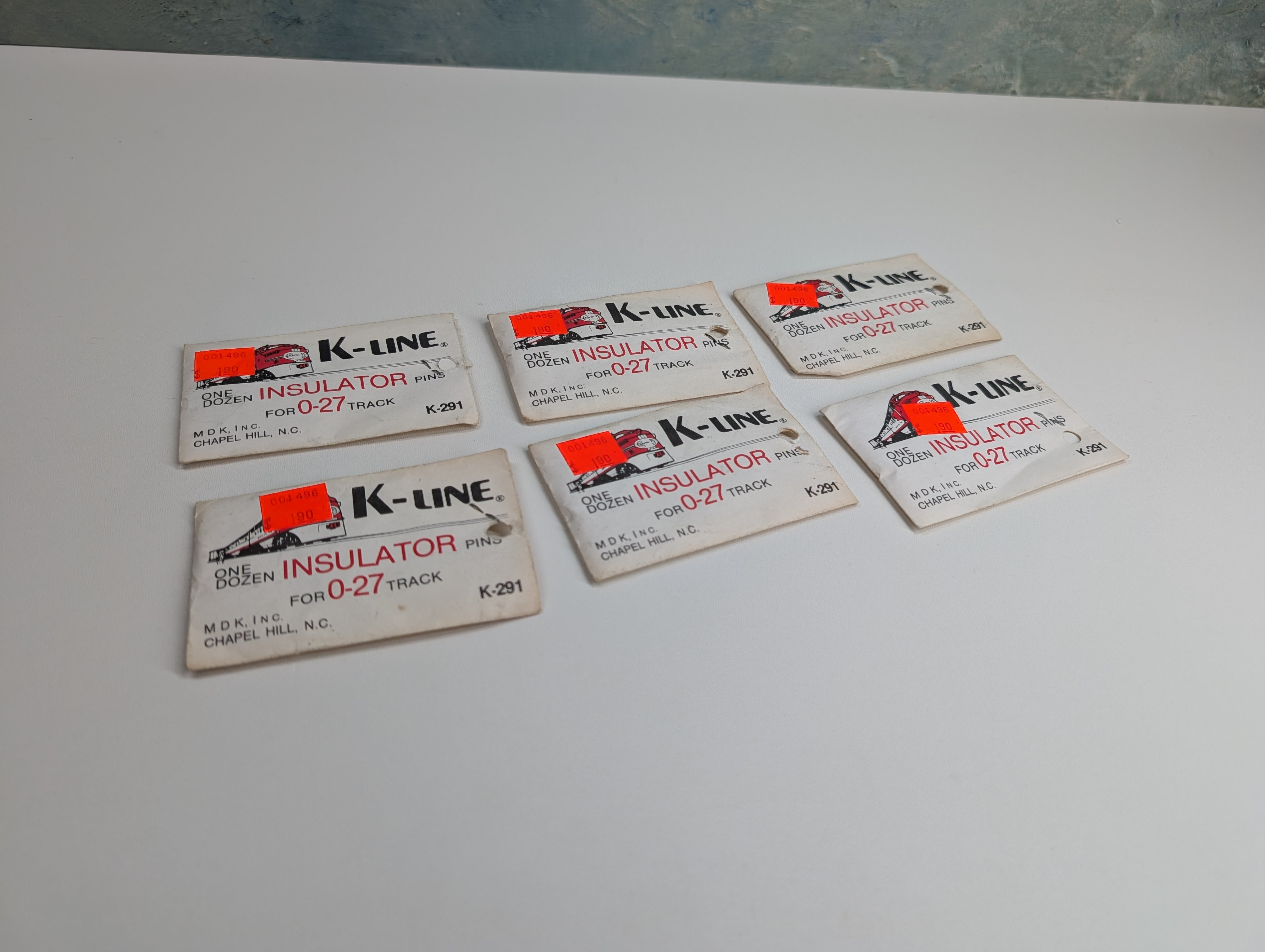 K-Line K-291 O Lot of O-27 Insulator Pin Packs