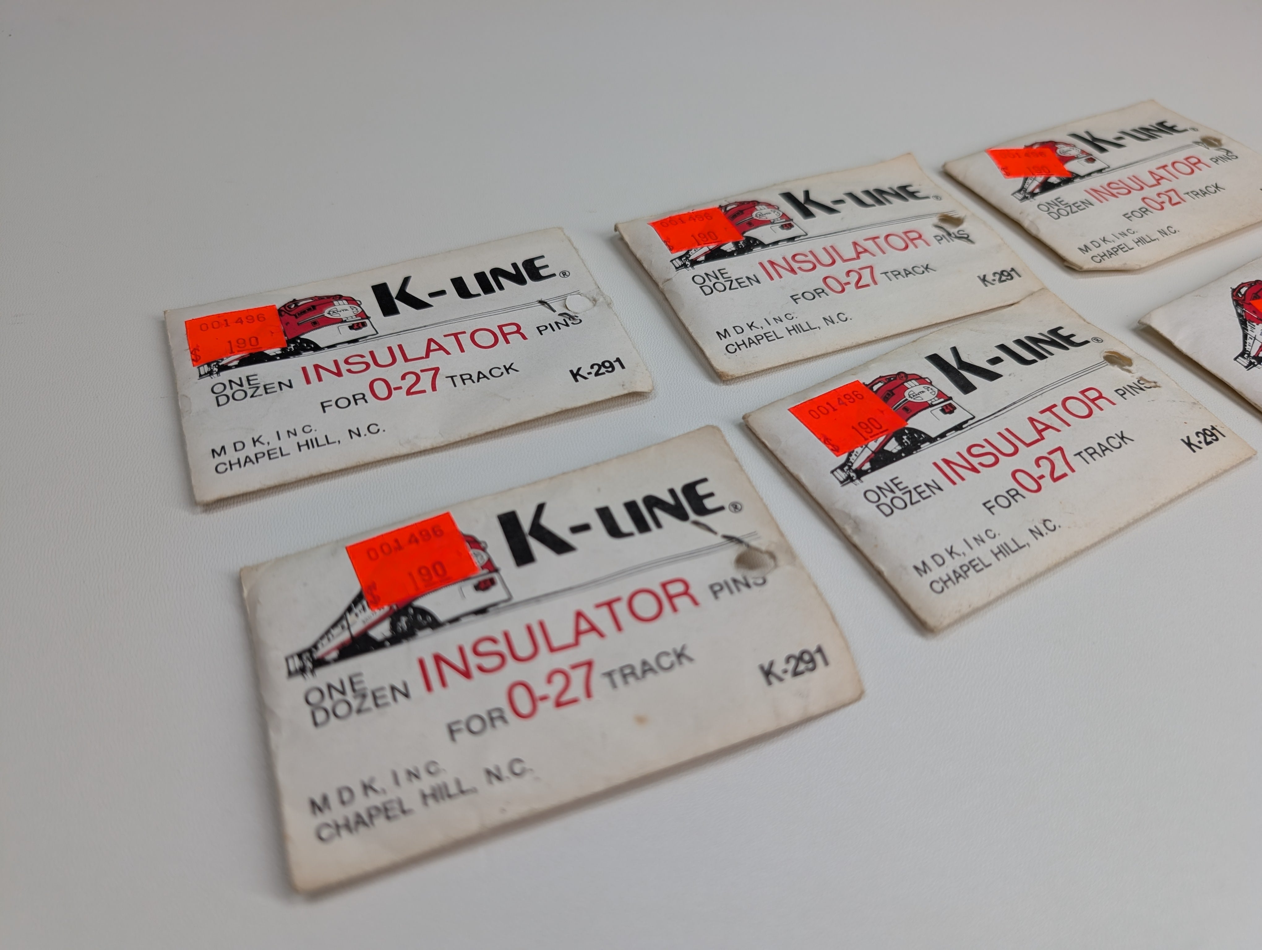 K-Line K-291 O Lot of O-27 Insulator Pin Packs