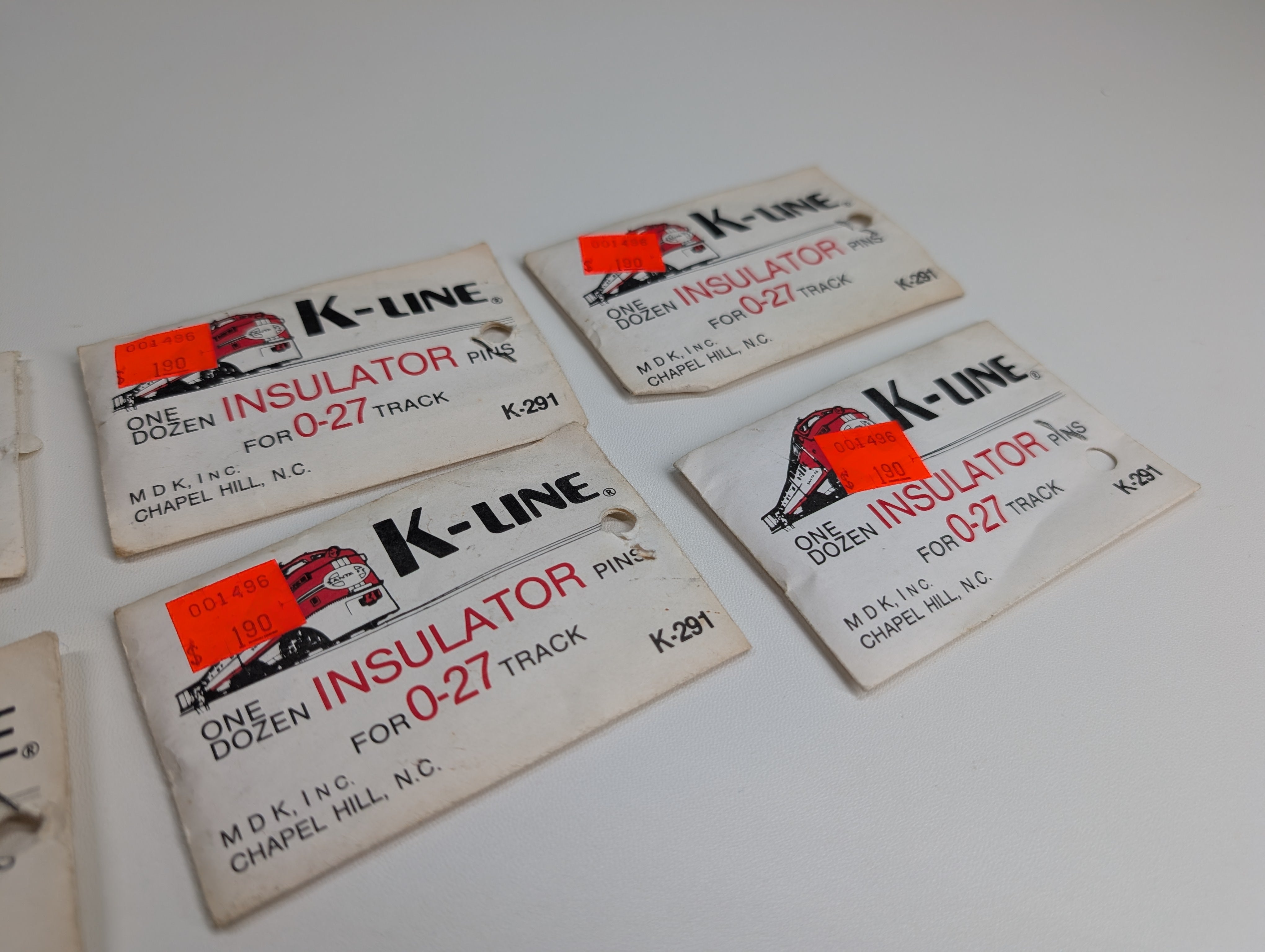 K-Line K-291 O Lot of O-27 Insulator Pin Packs