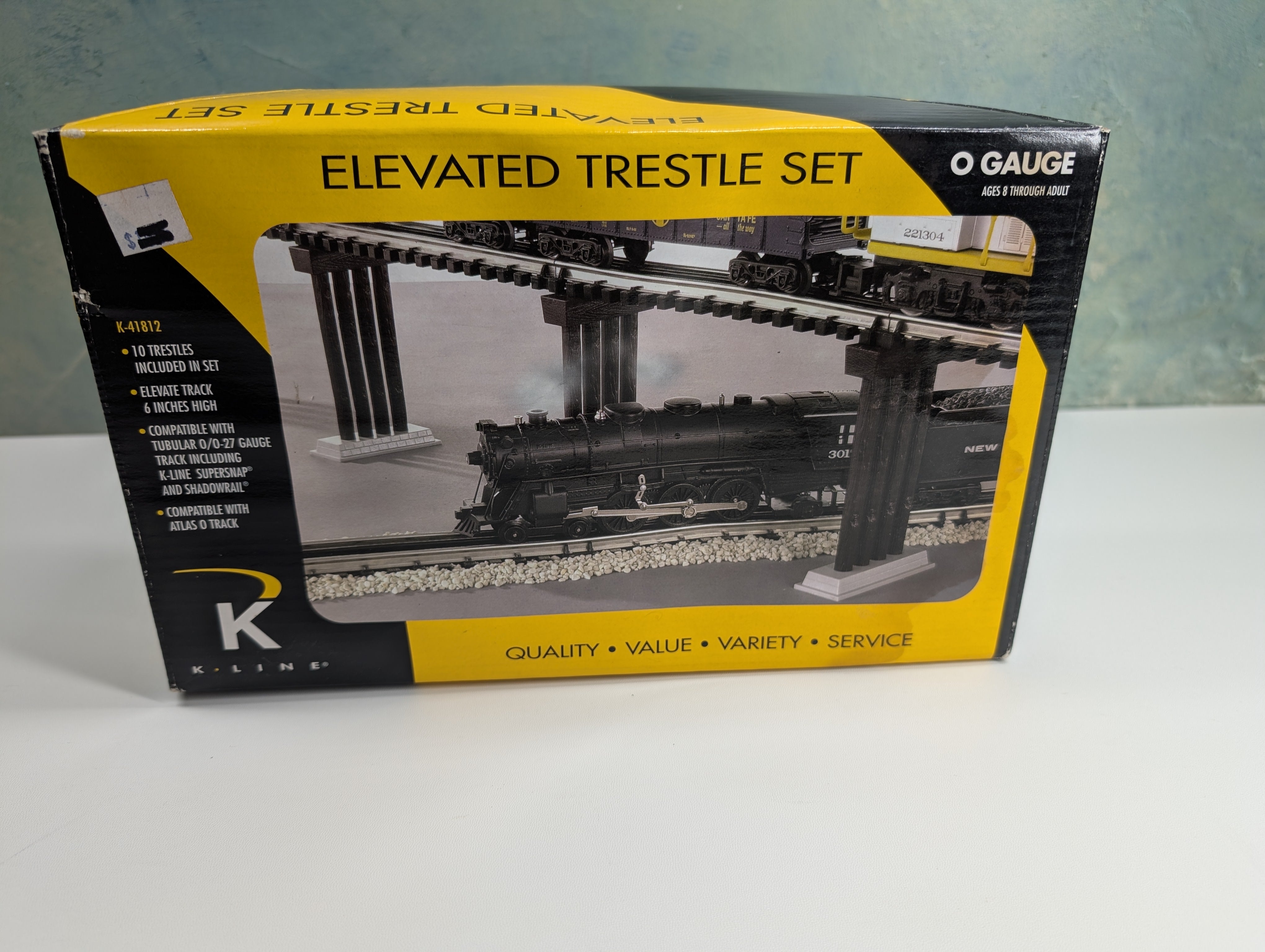 K-Line K-41812 O Elevated Trestle Set (10 pcs)