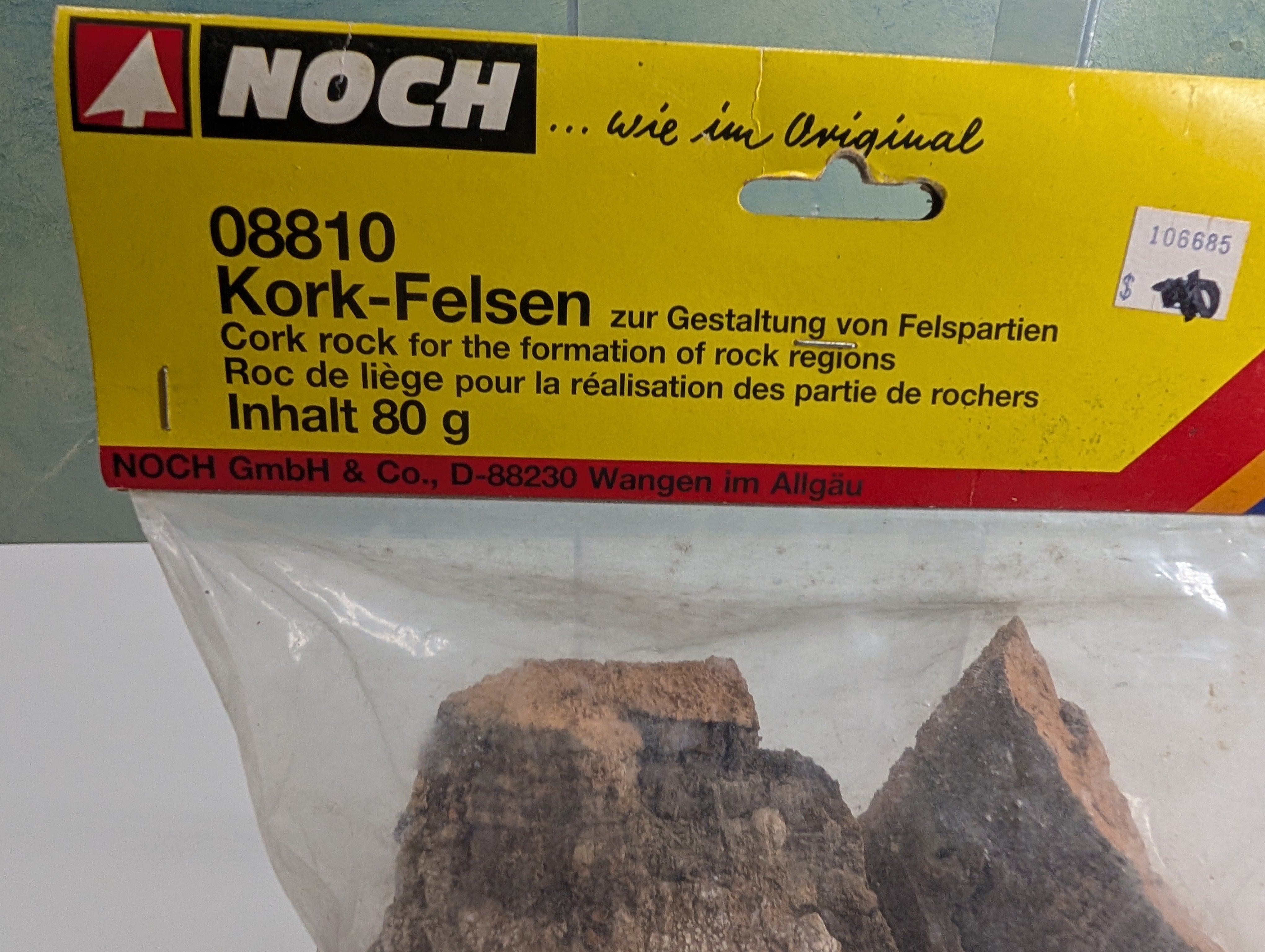 Noch 8810 Multi Scale Cork Rock Pieces, Scenery