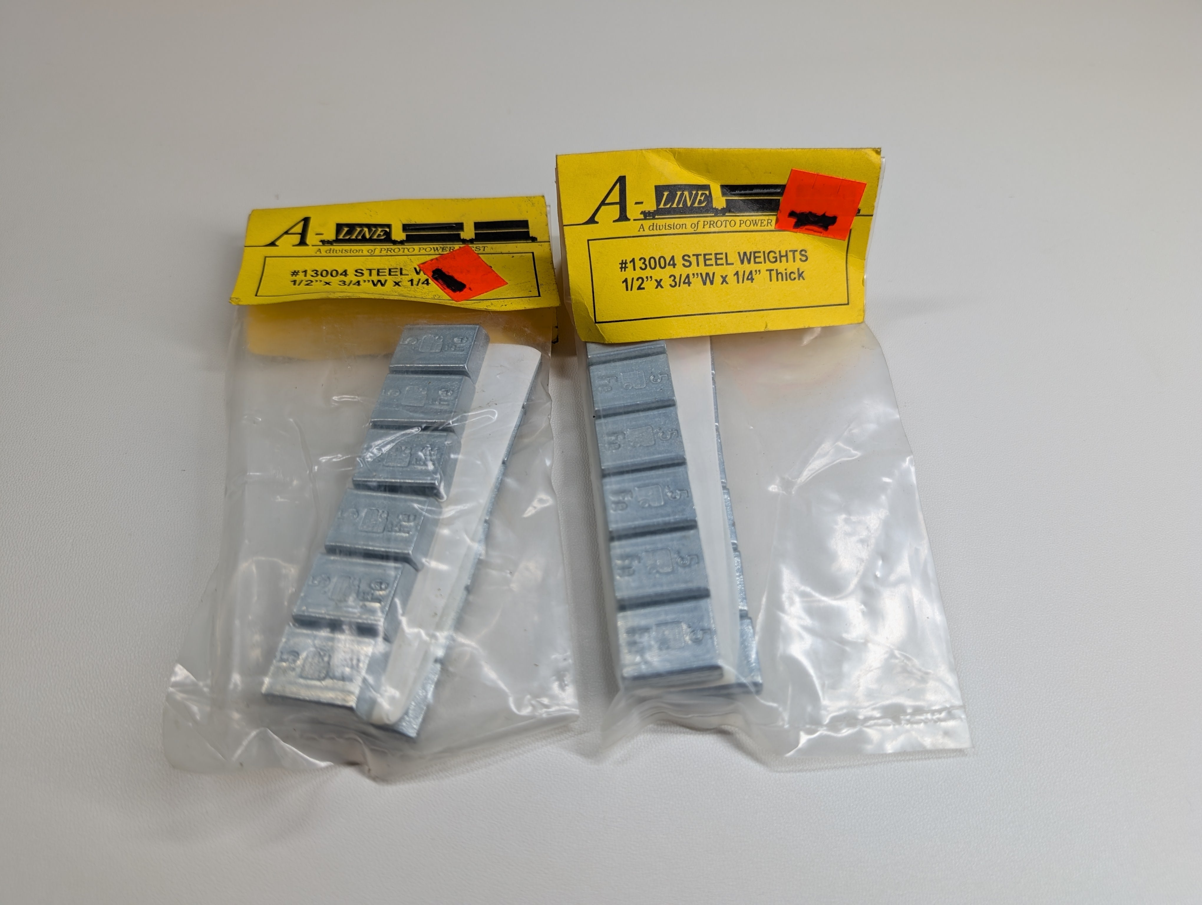A-Line 13004 Multi Scale 2 Packs of Steel Freight Car Weights