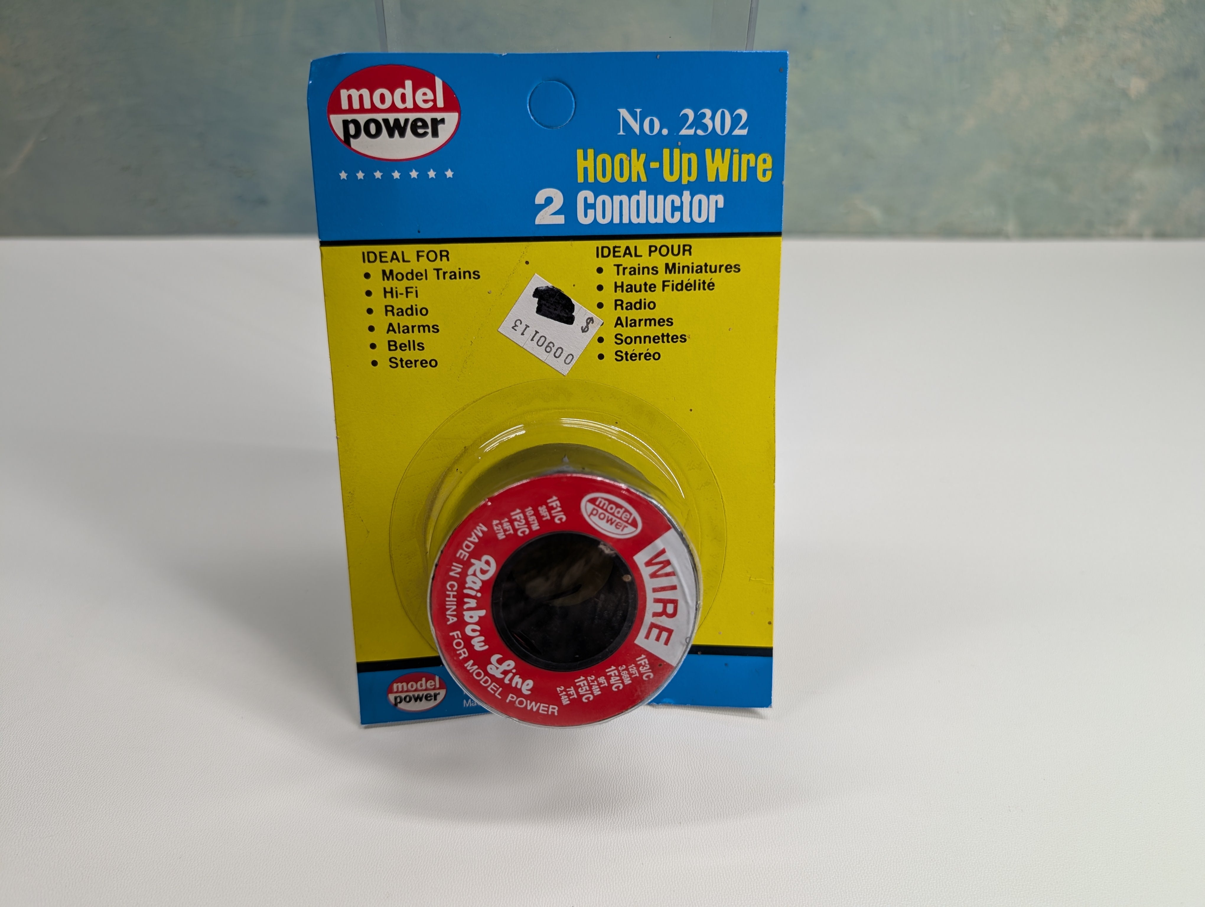 Model Power 2302 Multi Scale 2 Conductor Hook-Up Wire for Model Trains