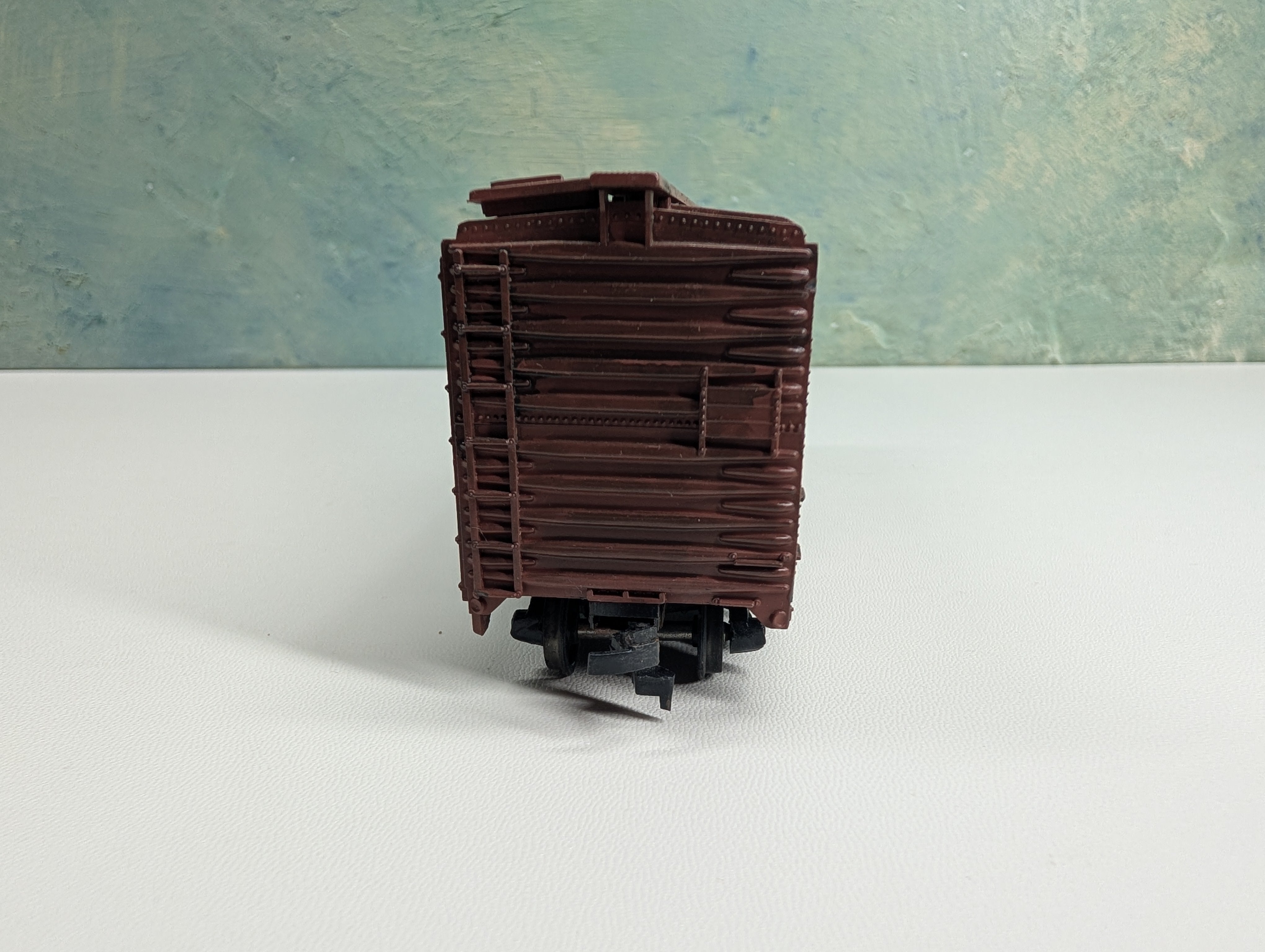 USED Athearn HO Scale 40' Box Car Santa Fe ATSF #145627 Weathered