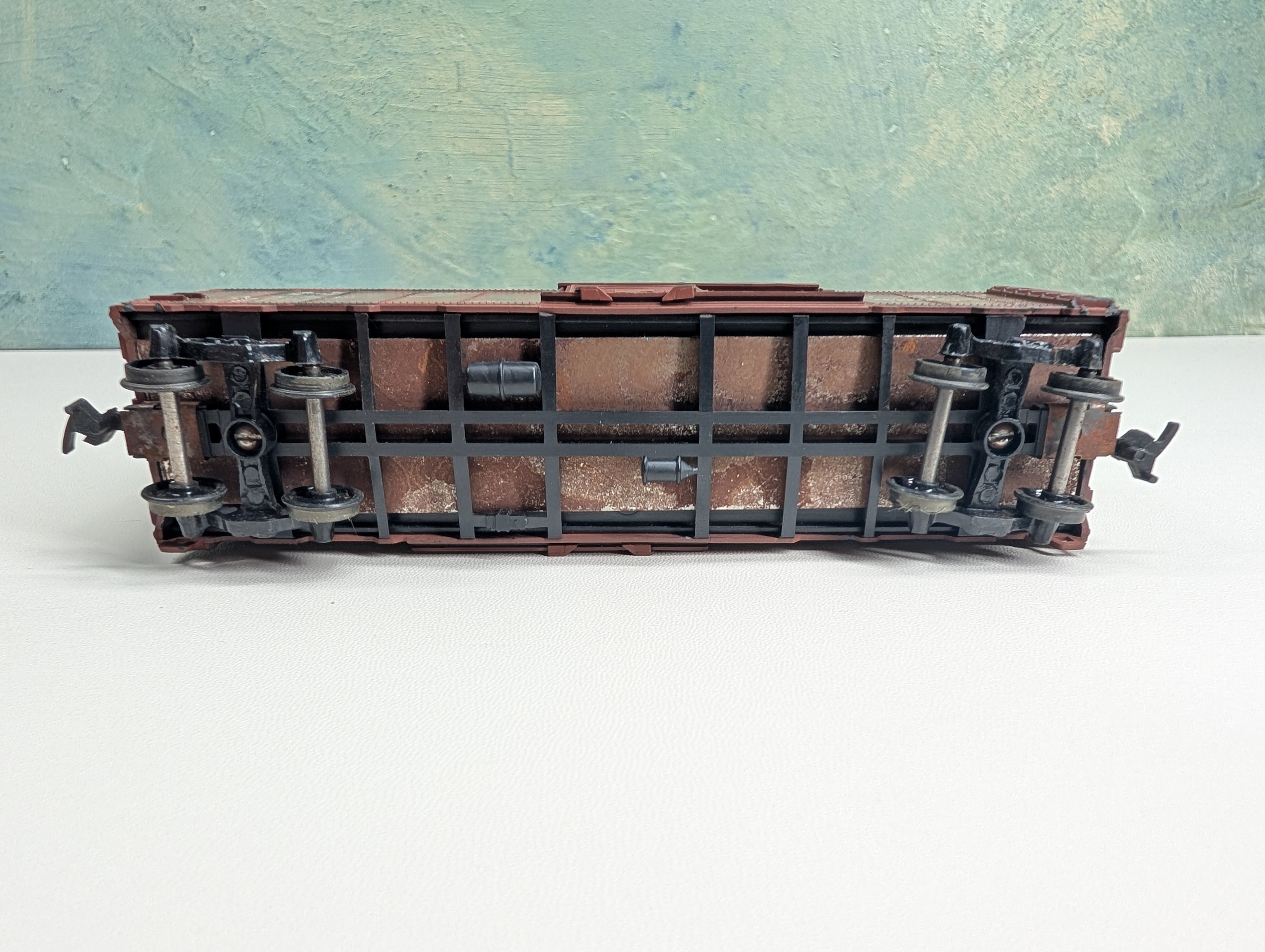 USED Athearn HO Scale 40' Box Car Santa Fe ATSF #145627 Weathered