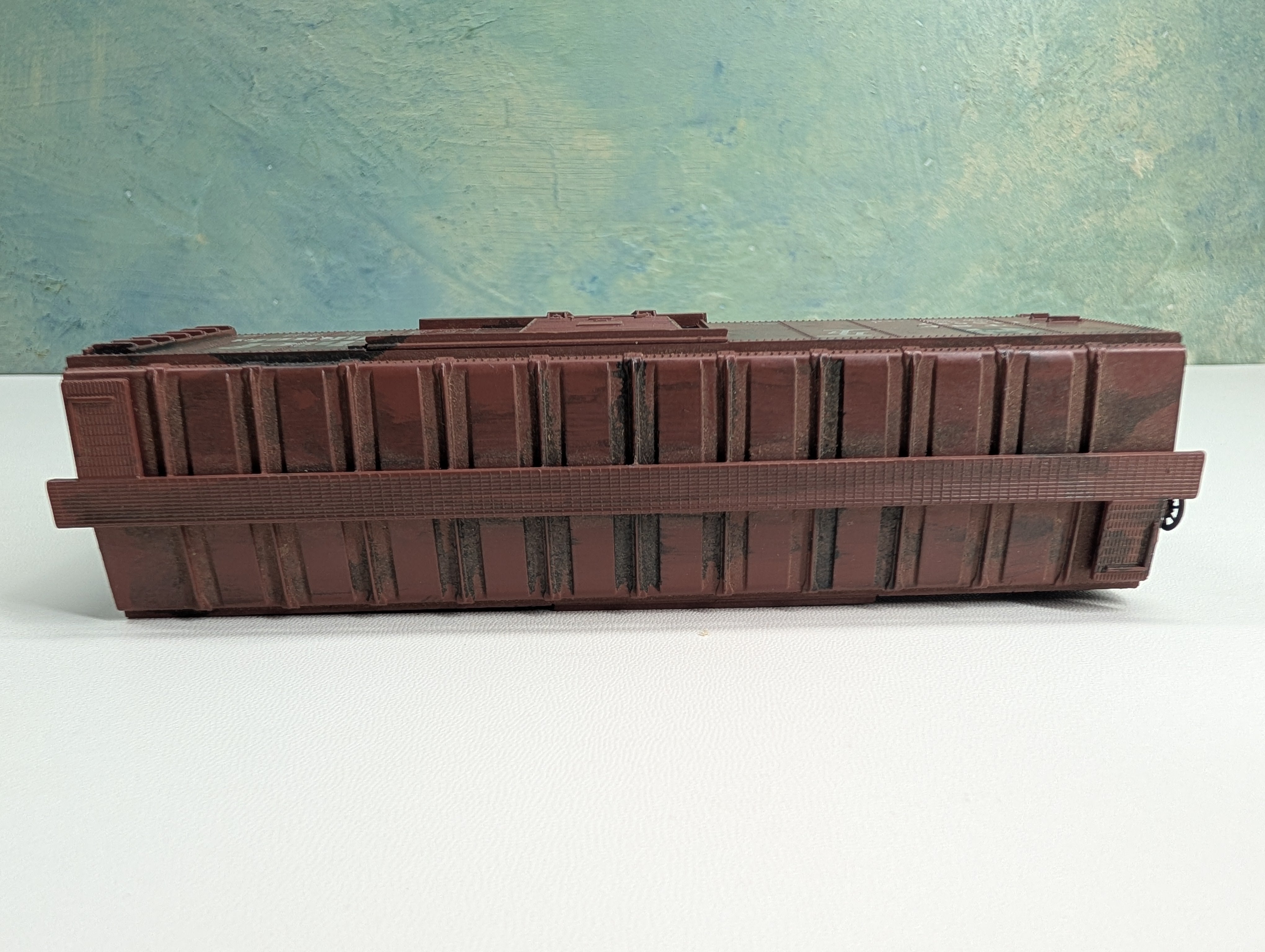 USED Athearn HO Scale 40' Box Car Santa Fe ATSF #145627 Weathered